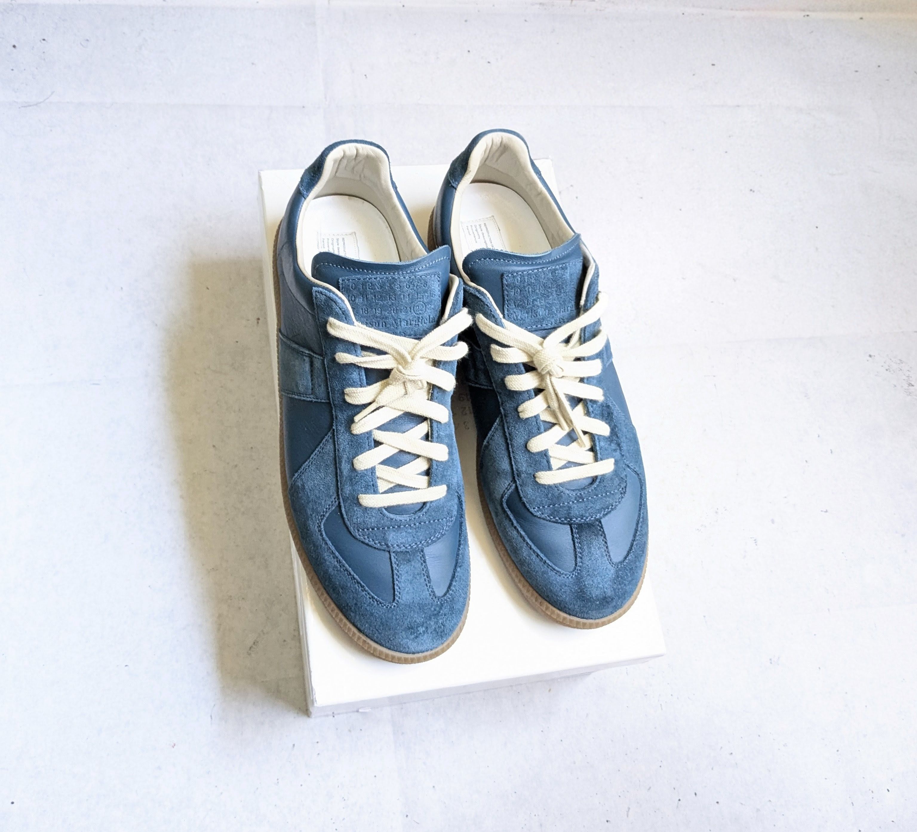 Maison Margiela Maison margiela Replica Sneaker blue 10 43 gat low Size US 10 / EU 43 - 1 Thumbnail