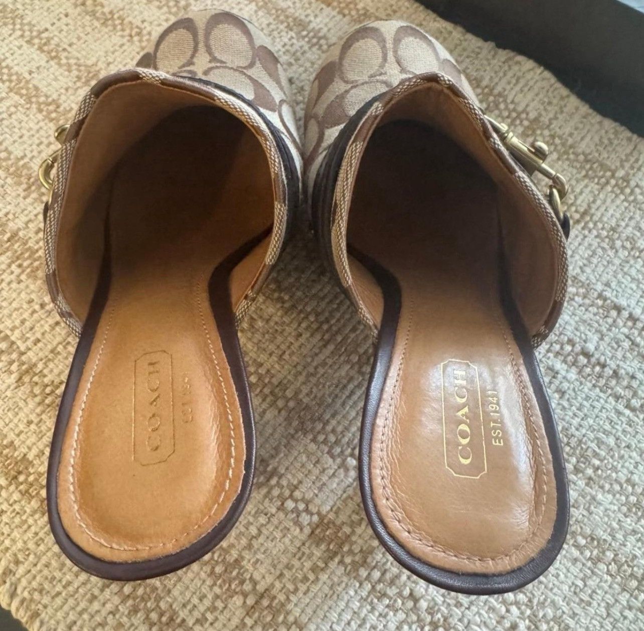 Coach Vintage 80’s Coach Heels (7.5w) Size US 7.5 / IT 37.5 - 3 Thumbnail