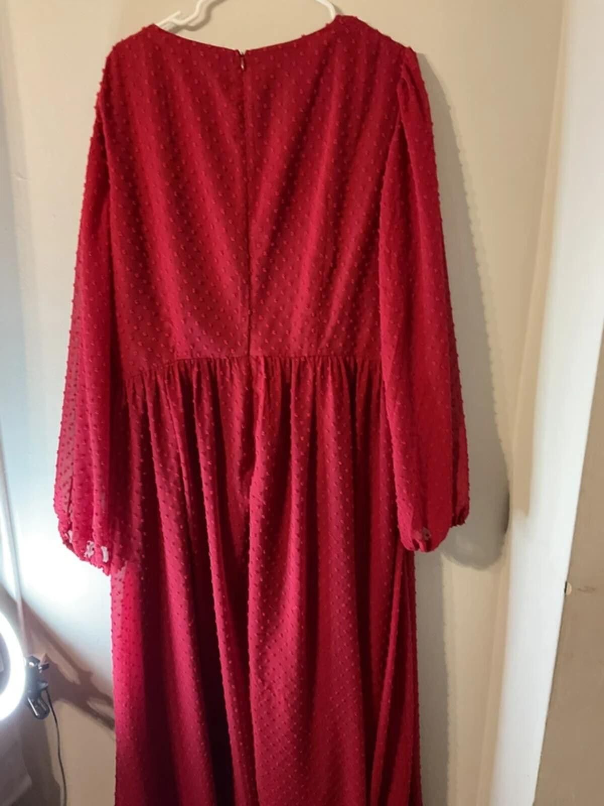 Other Red Swiss dot Lively Ghost gothic dress Size XL / US 12-14 / IT 48-50 - 8 Thumbnail