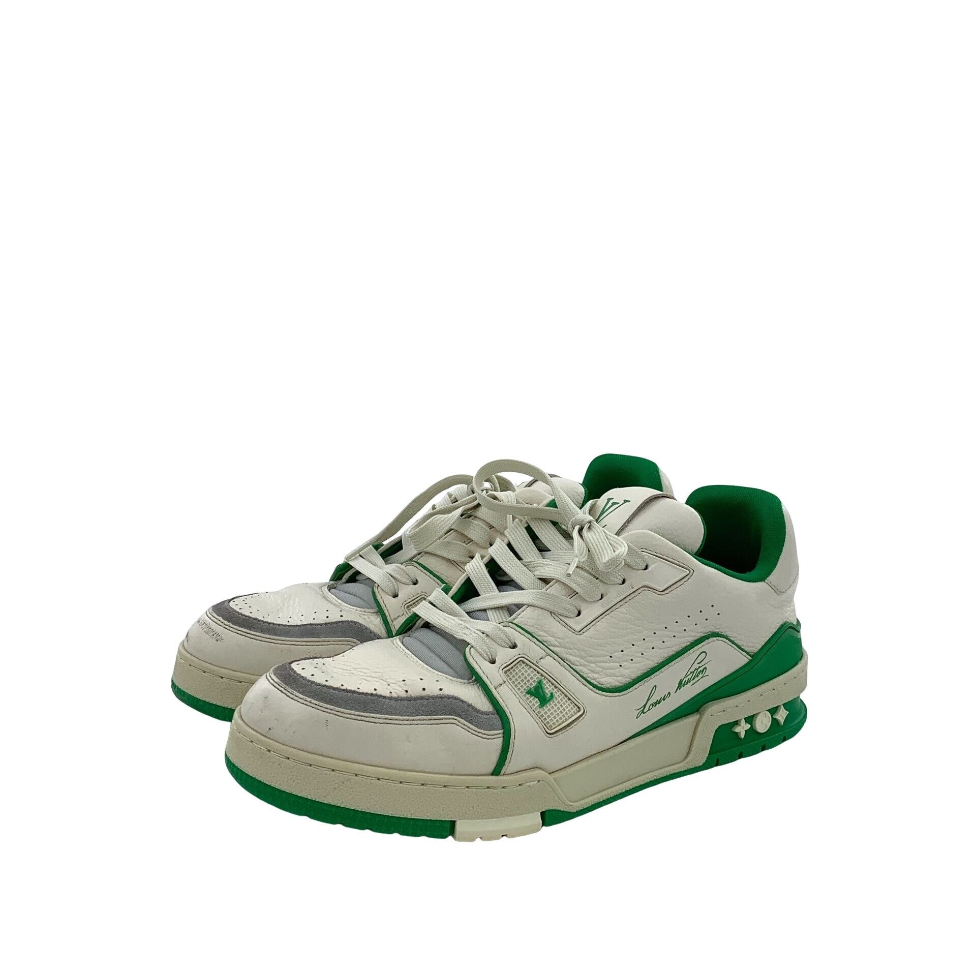 Louis Vuitton Louis Vuitton Green Trainer Sneakers US 9 / EU 42 Size US 9 / EU 42 - 1 Thumbnail