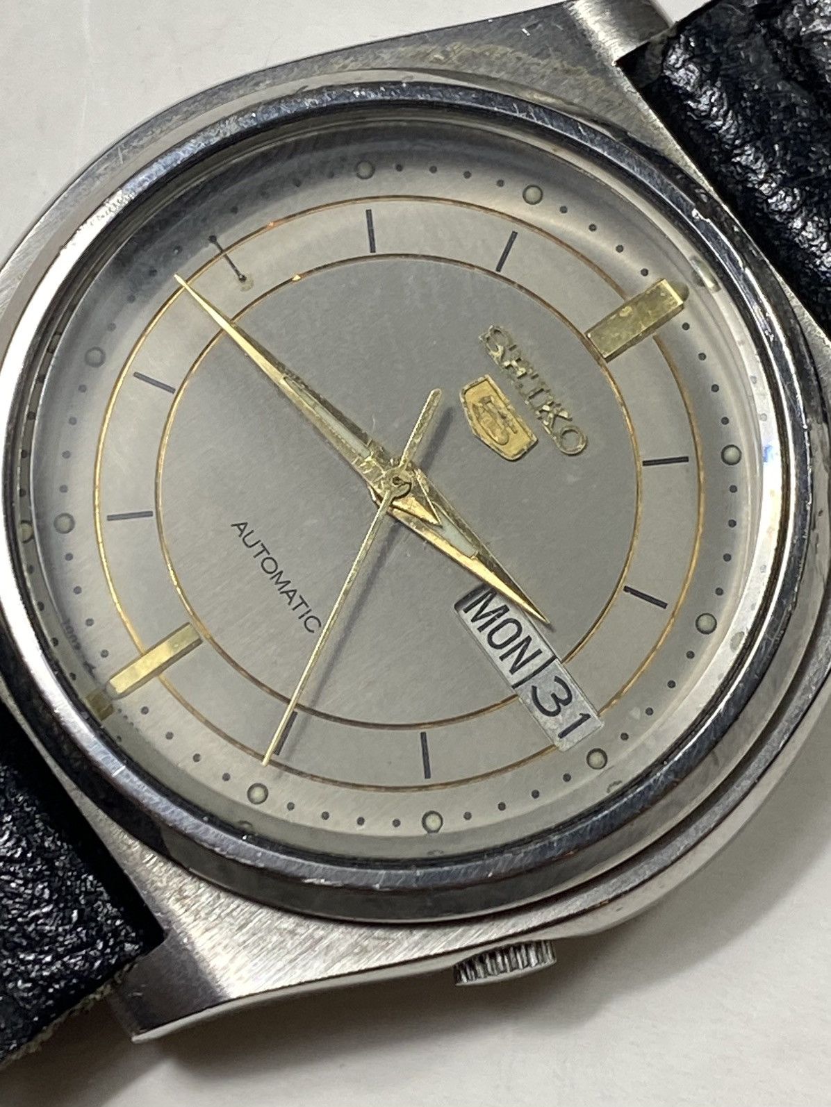 Seiko × Vintage Seiko 5 Automatic Watch - Stainless Steel Size ONE SIZE - 6 Thumbnail