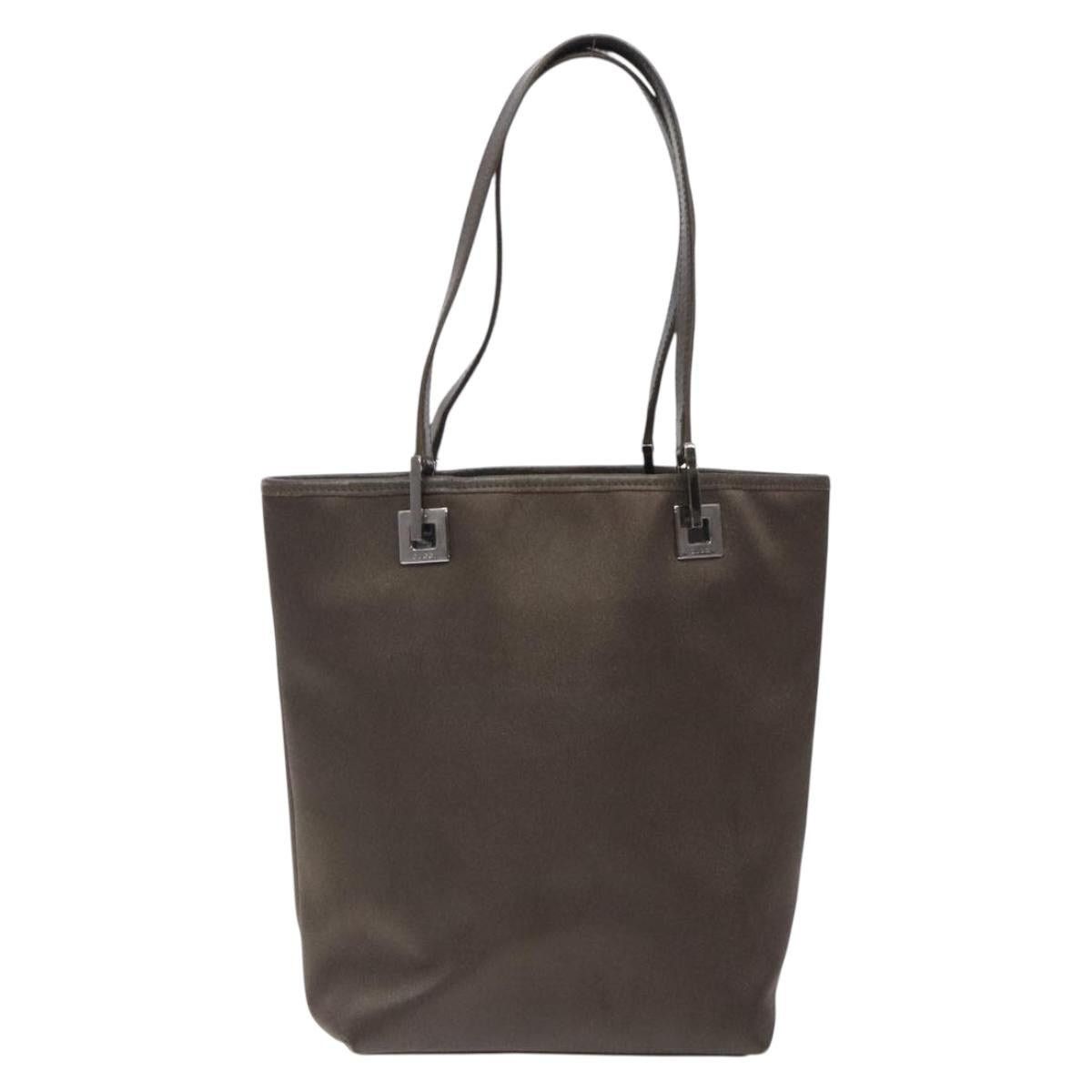 Gucci GUCCI Tote Bag Satin Brown Silver 002 002 Size ONE SIZE - 3 Thumbnail