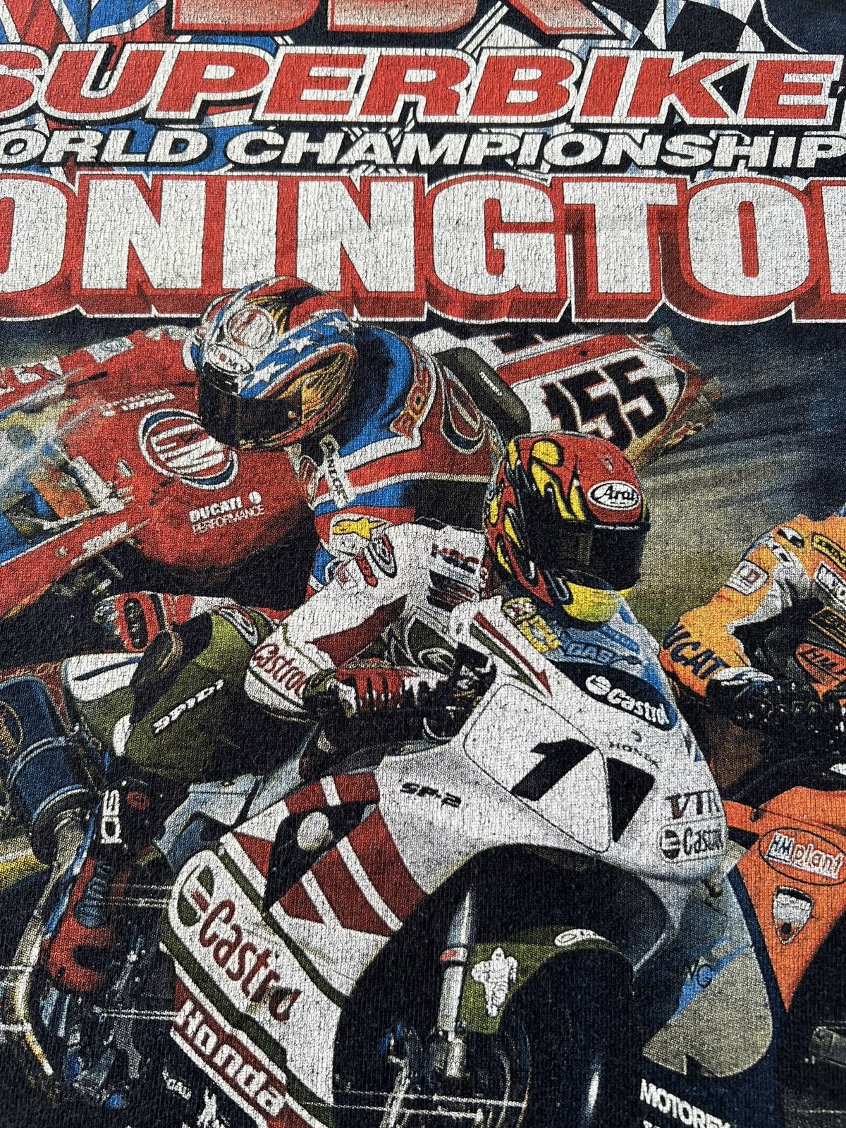 Vintage Vintage 2001 Superbike World Championship SBK Motocross Tee Size US L / EU 52-54 / 3 - 7 Thumbnail