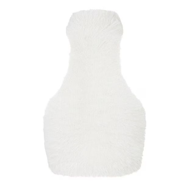 Amiri o1g2r1mq0824 Furry Halter Tops in White Size L / US 10 / IT 46 - 2 Thumbnail