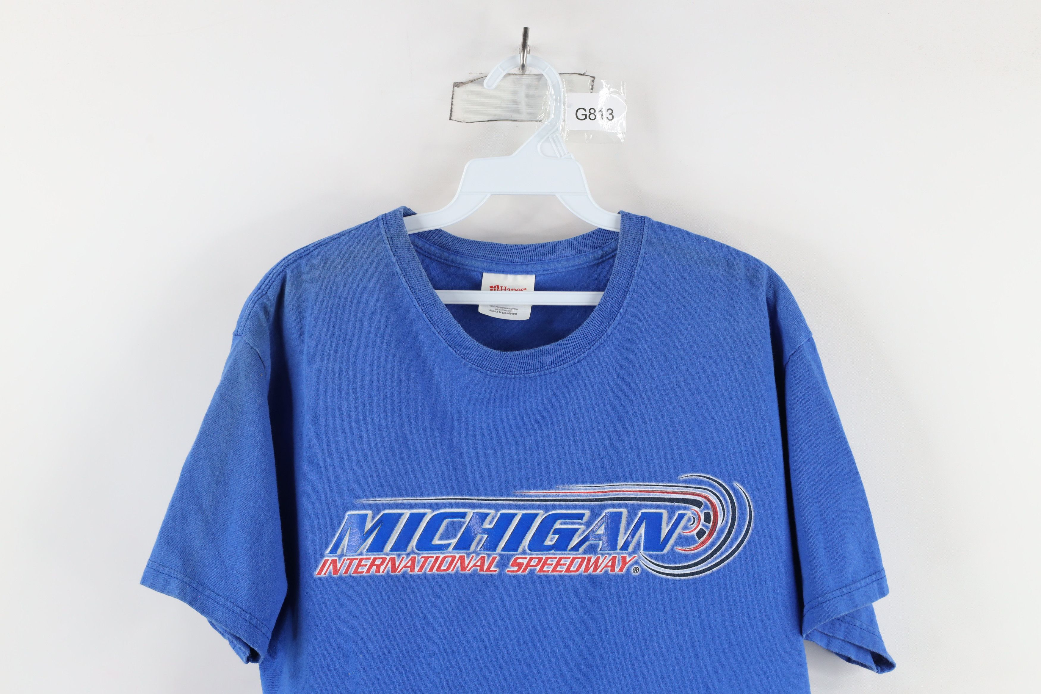 Vintage Vintage Y2K NASCAR Michigan International Speedway T-Shirt Size US M / EU 48-50 / 2 - 2 Thumbnail