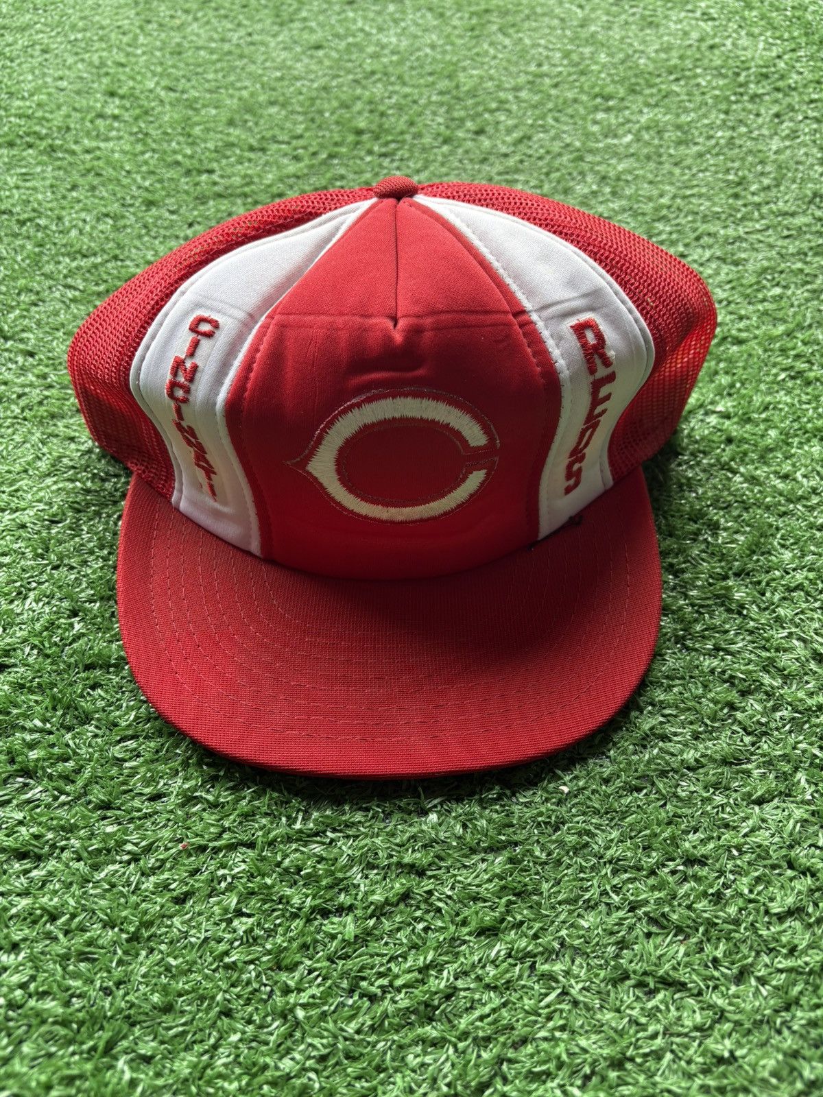 MLB × Vintage 1980’s Cincinnati Red MLB Trucker Hat Size ONE SIZE - 1 Thumbnail