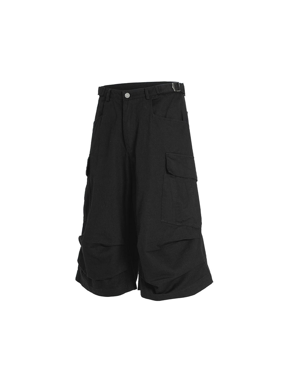 Japanese Brand Cleanfit Multi-Pocket Cargo Jorts Size ONE SIZE - 4 Thumbnail