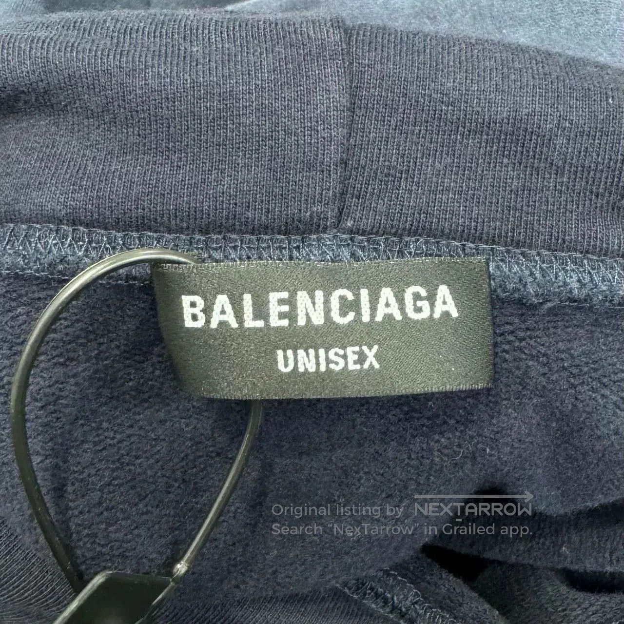 Balenciaga balenciaga gradient print hoodie in indigo blue. Size US M / EU 48-50 / 2 - 3 Thumbnail