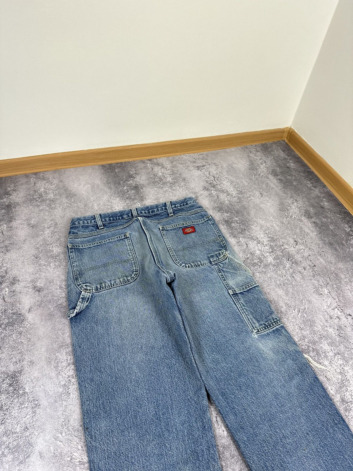 Dickies Vintage Dickies USA Baggy Light Blue Denim Carpenter Pants Size US 34 / EU 50 - 5 Thumbnail