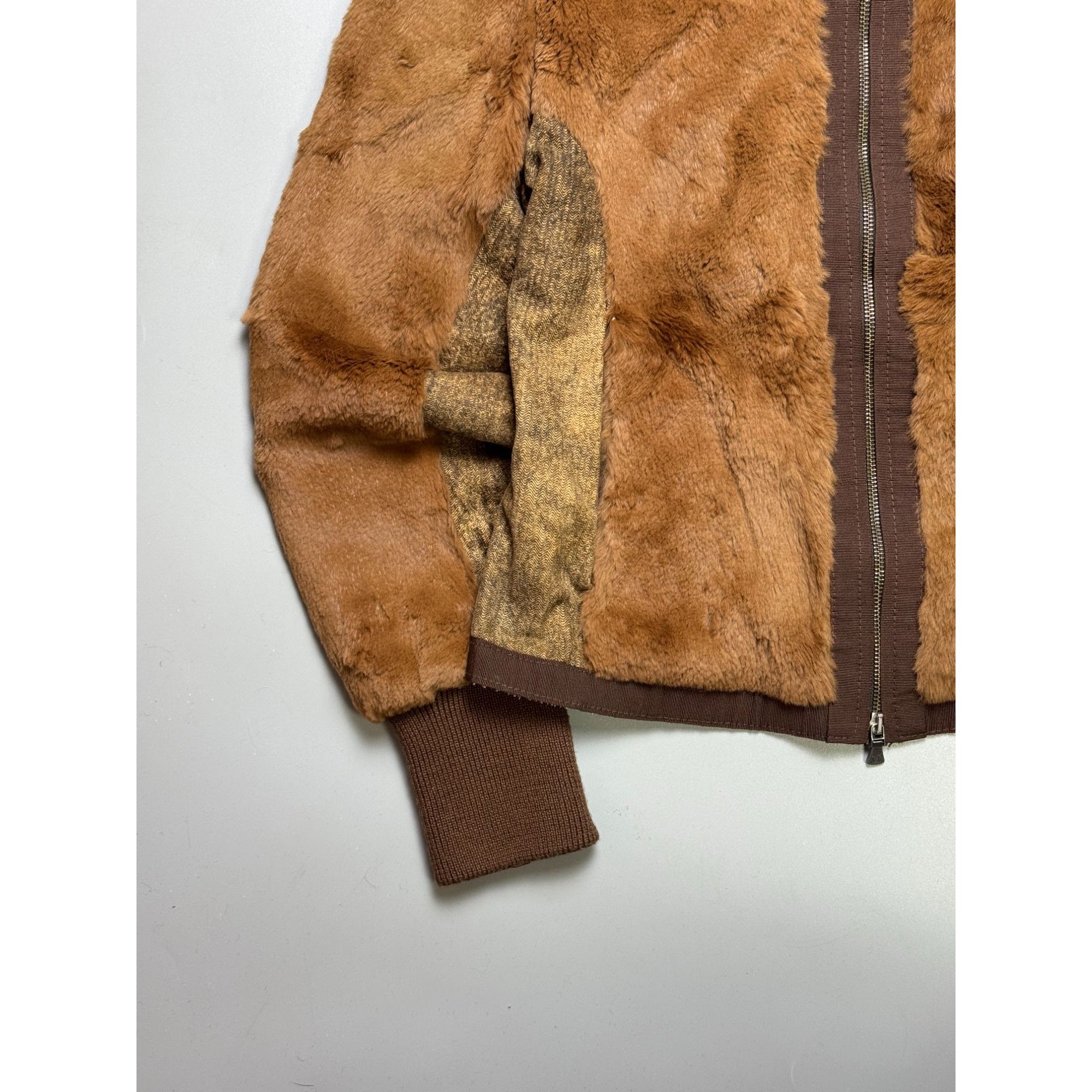 Versace Jeans Couture Versace Jeans Couture Rabbit Fur Coat (Y1126) Size L / US 10 / IT 46 - 2 Thumbnail