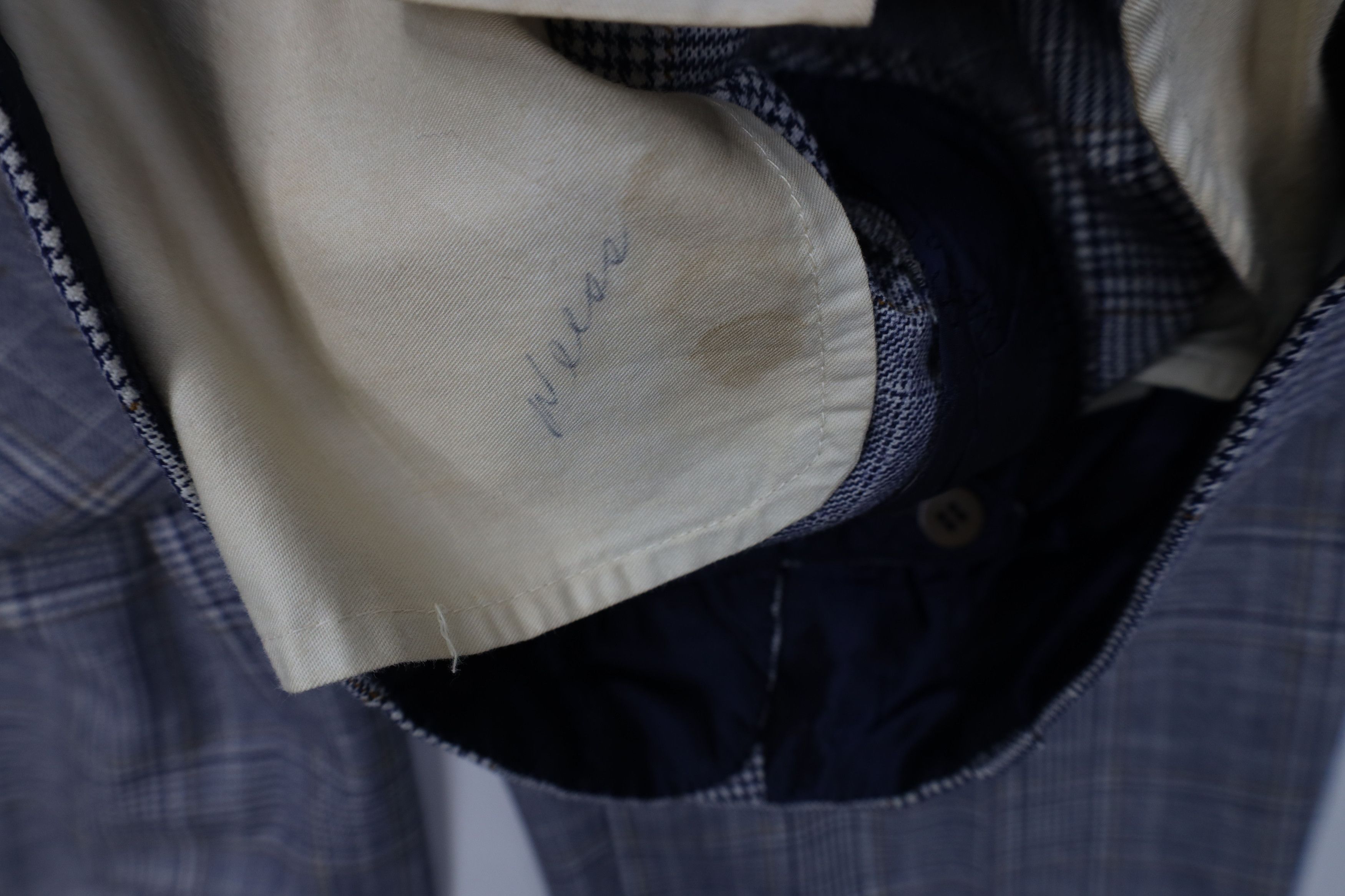 Brioni Vintage 70s Brioni Wide Leg Chino Pants Trousers Plaid Size US 32 / EU 48 - 8 Thumbnail