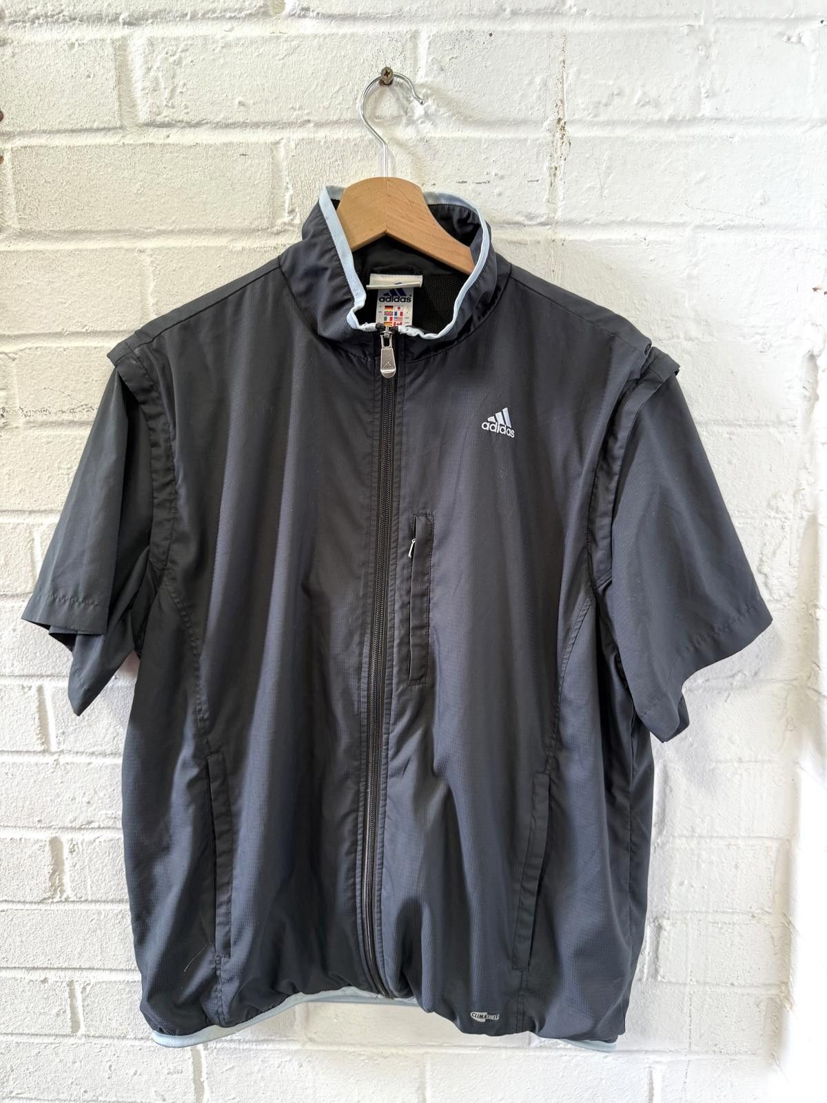 Adidas Adidas Short Sleeve Windbreaker Jacket Size US L / EU 52-54 / 3 - 1 Thumbnail