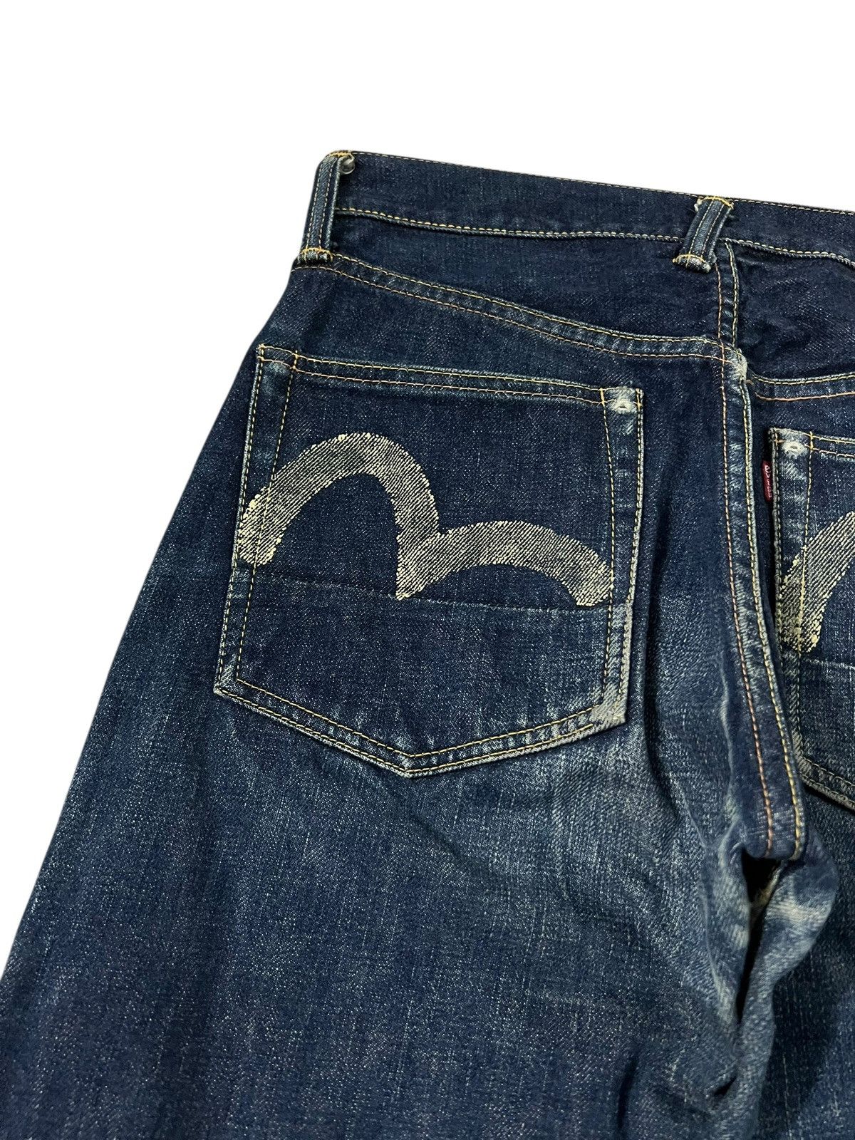Evisu Vintage Evisu Seagull Lot 2000 No 2 Distress Selvedge Jean Size US 28 / EU 44 - 16 Thumbnail