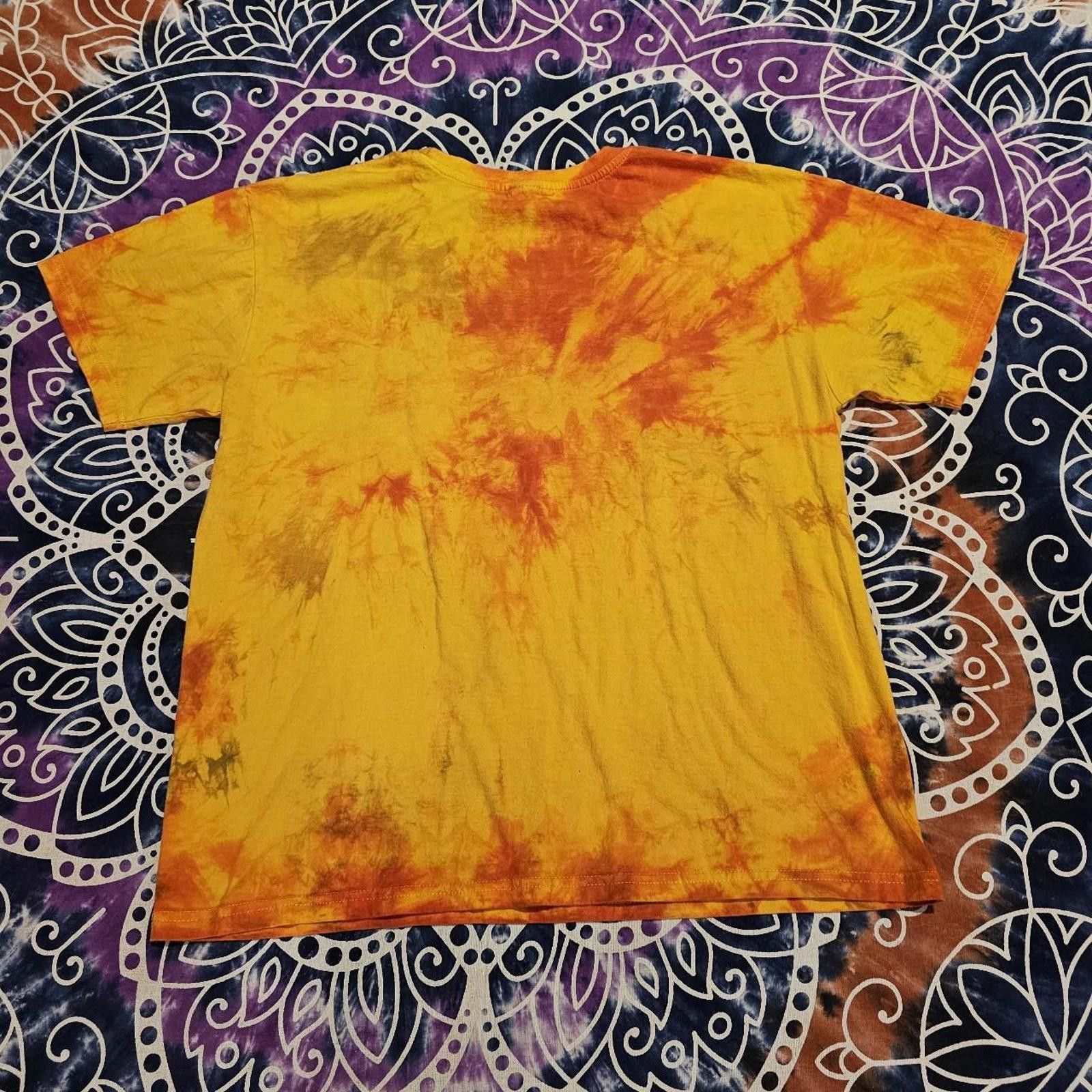 Designer TIE-DYED Yellow and Orange T-shirt Size US M / EU 48-50 / 2 - 6 Thumbnail