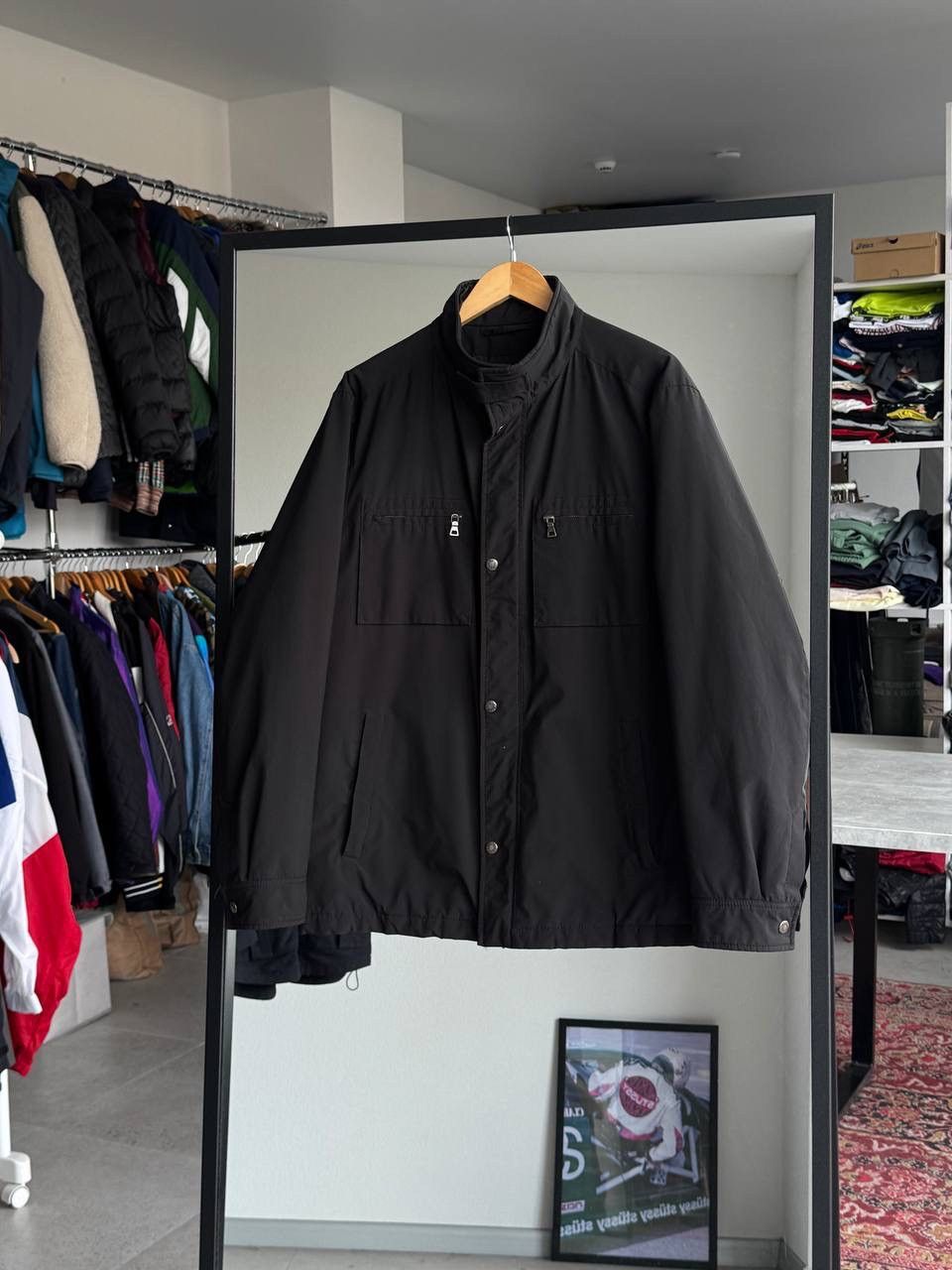 Prada Prada art SGA848 wind stopper waterproof coat jacket size 56 Size US XL / EU 56 / 4 - 6 Thumbnail