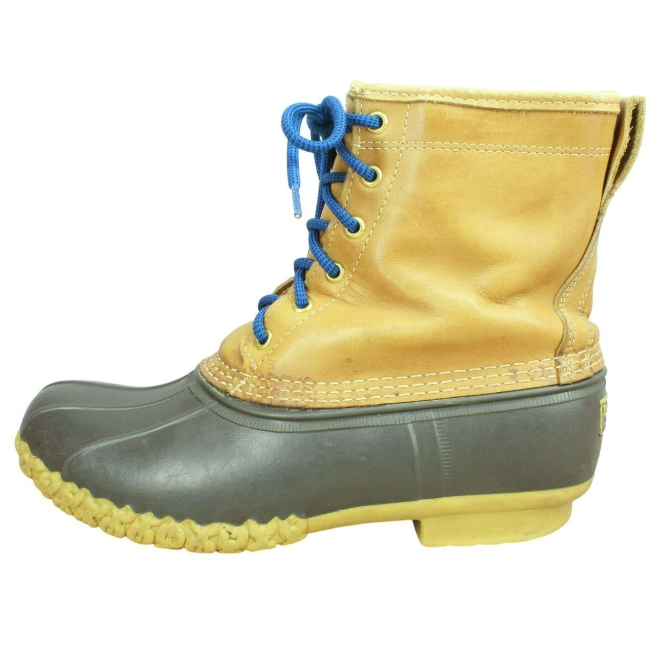 L.L. Bean × Leather LL Bean Leather 8" Insulated Gore-Tex Ankle Duck Boots Size US 10 / IT 40 - 2 Thumbnail