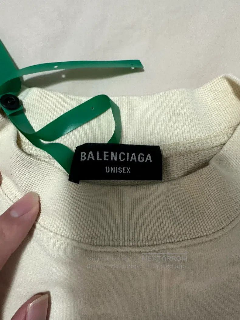 Balenciaga Balenciaga Logo Letter Embroidered Round Neck Long Sleeve Size US M / EU 48-50 / 2 - 8 Thumbnail