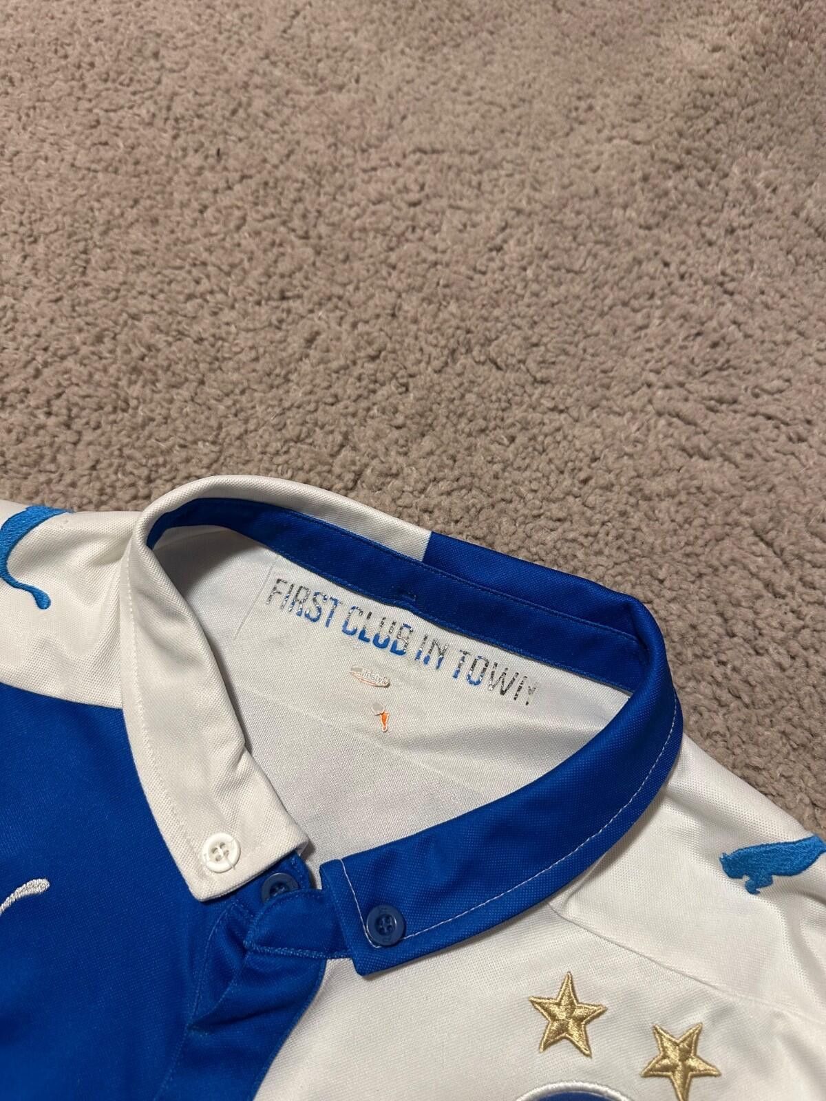 Puma GRASSHOPPERS-CLUB ZURICH 2014 HOME SHIRT PUMA JERSEY SOCCER Size US M / EU 48-50 / 2 - 4 Thumbnail