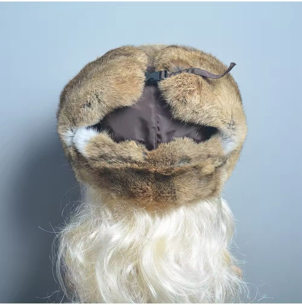 Other Real Rabbit Fur Bomber Hats Size ONE SIZE - 6 Thumbnail