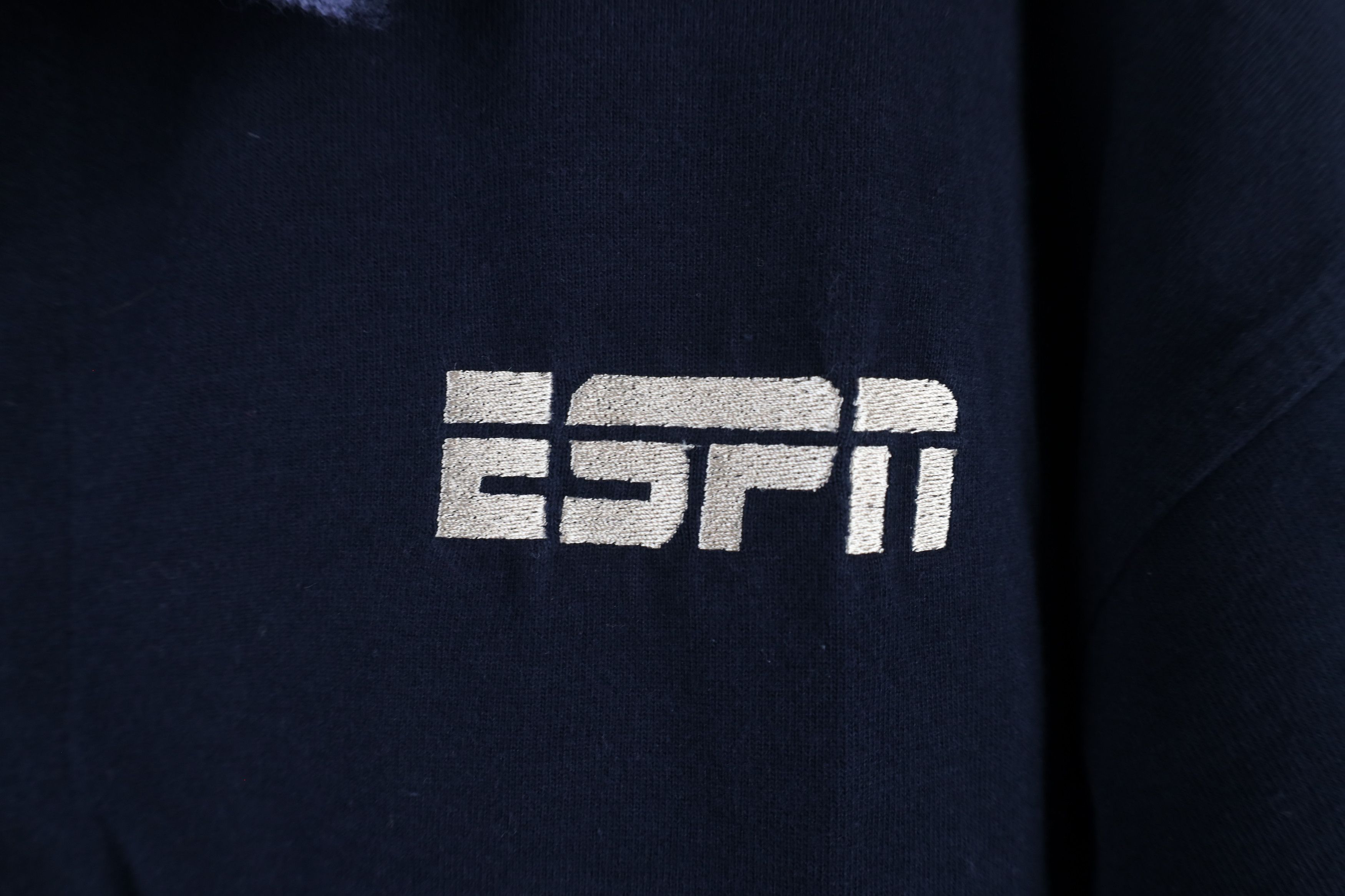 Vintage Vintage 90s ESPN Short Sleeve Collared Polo Shirt Blue Size US L / EU 52-54 / 3 - 4 Thumbnail