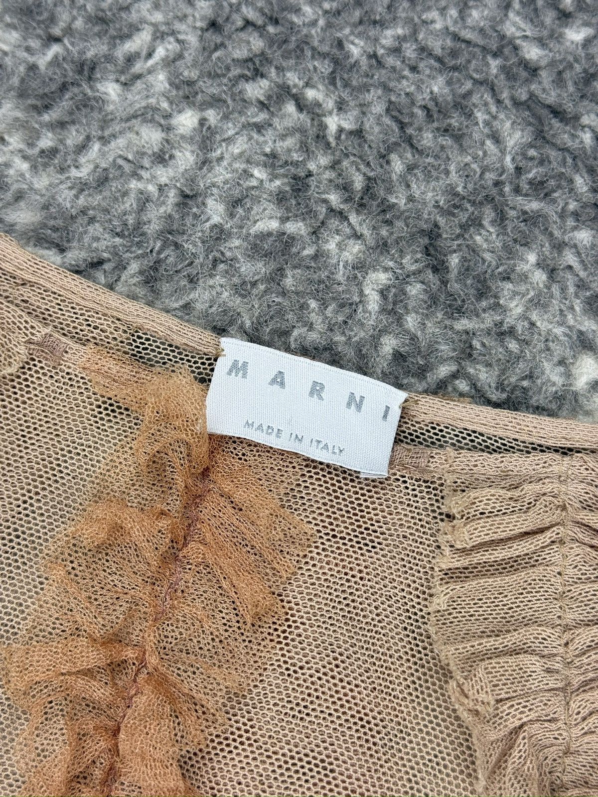 Marni MARNI Mesh Fairy Boho Skirt Size 28" / US 6 / IT 42 - 4 Thumbnail