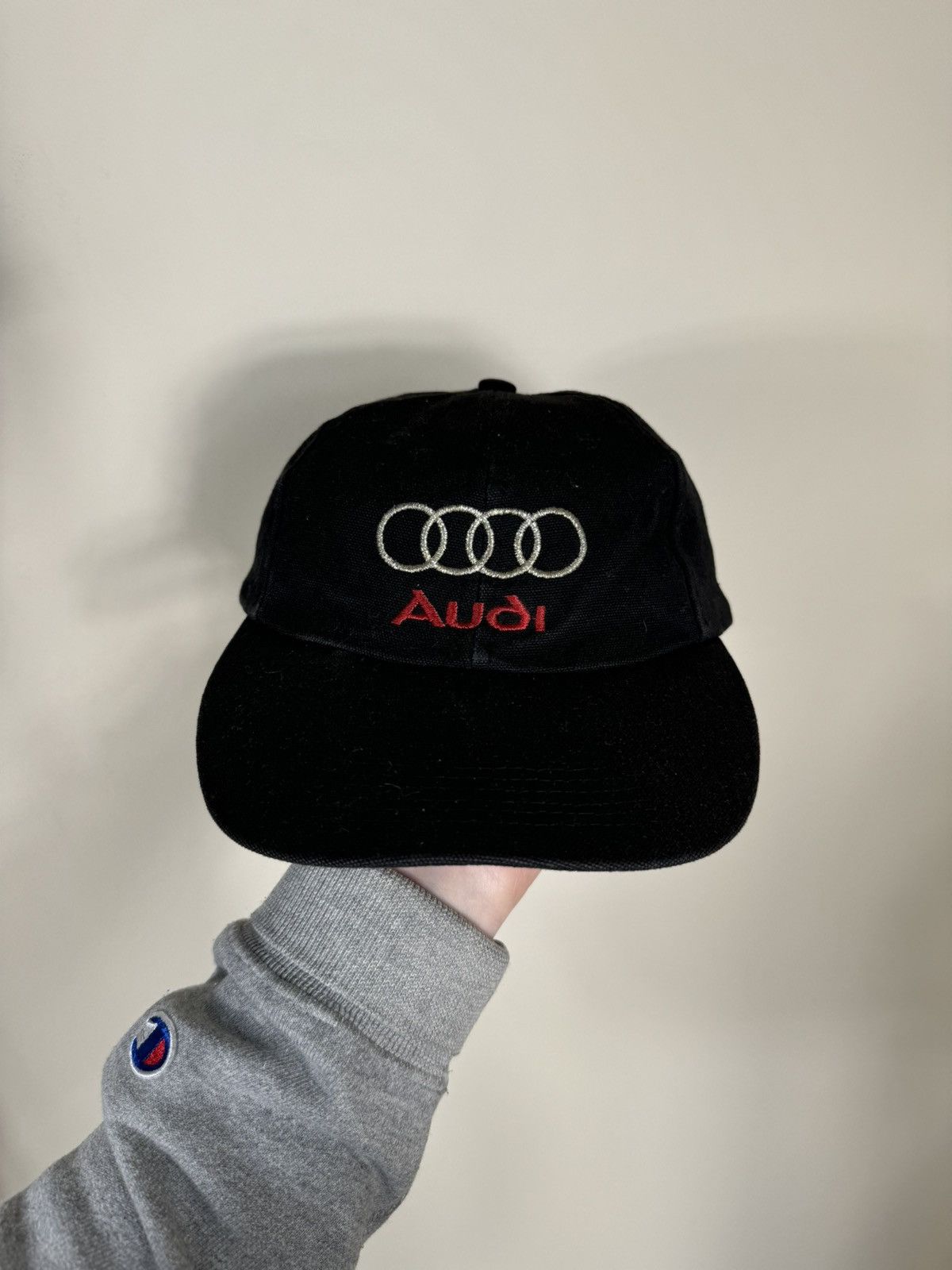 Adidas × Audi × Vintage Audi Adidas black racing cap Size ONE SIZE - 2 Thumbnail