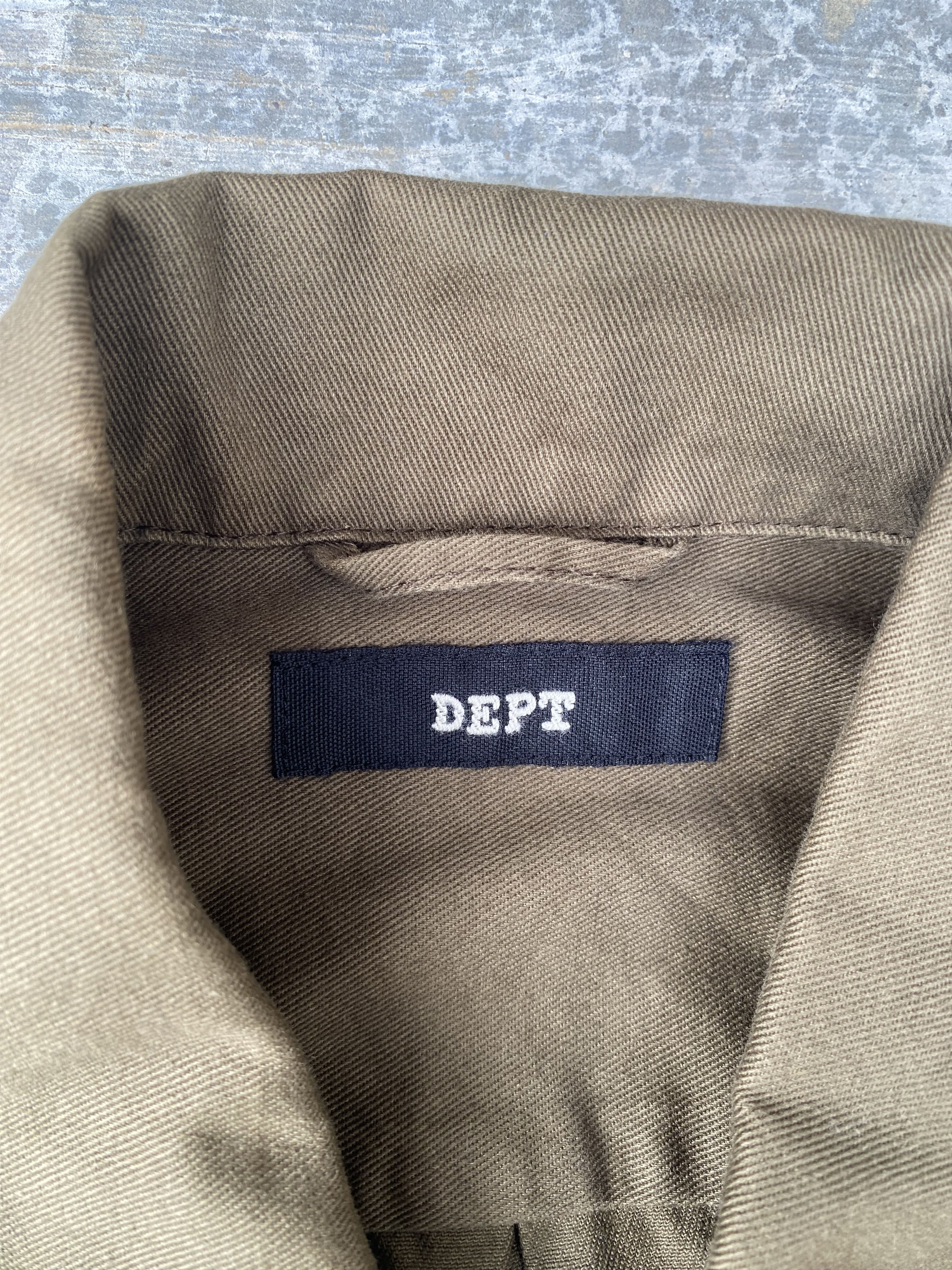 Japanese Brand DEPT olive green miltary jacket Size XS / US 0-2 / IT 36-38 - 6 Thumbnail