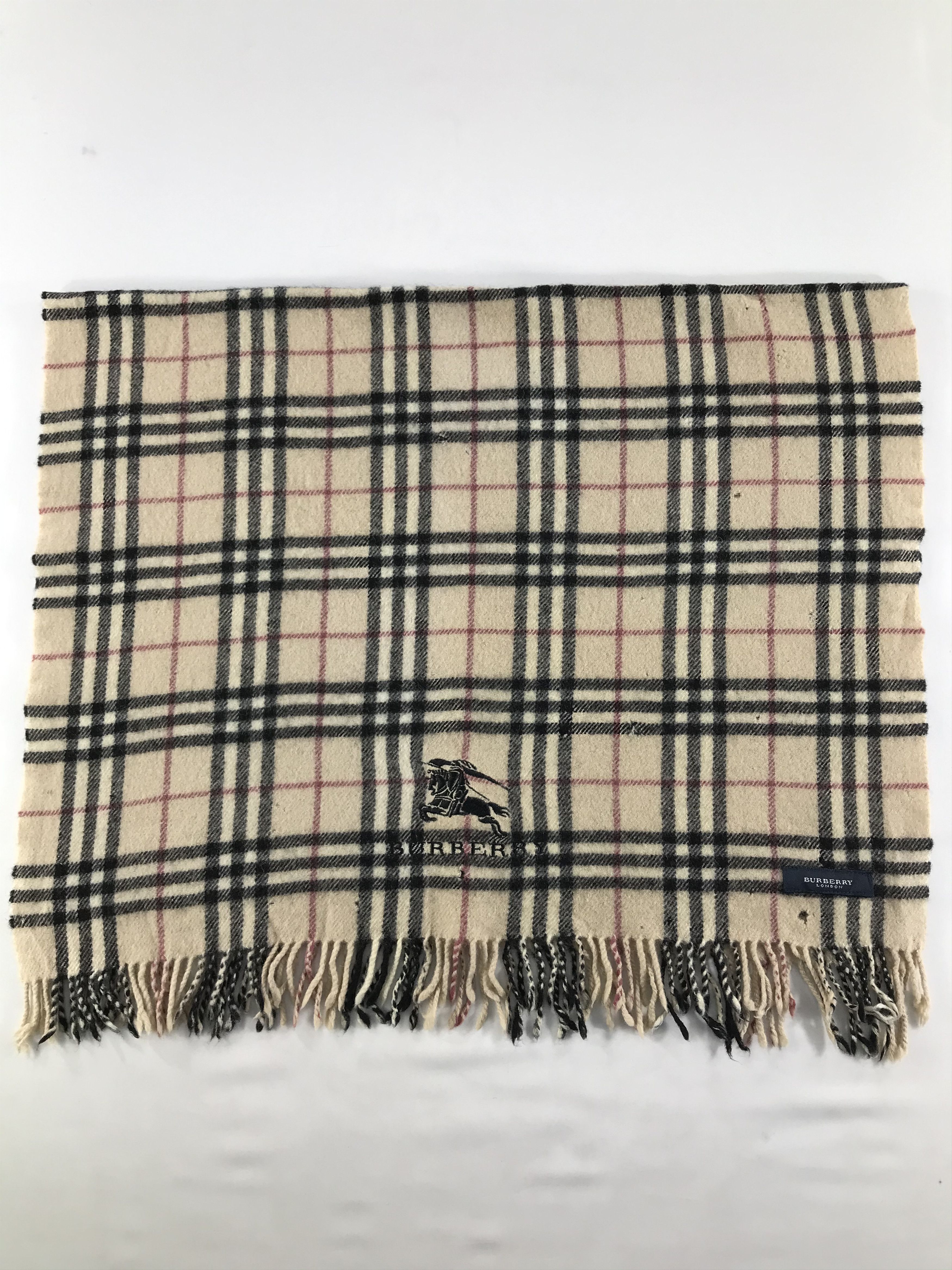Burberry Vintage Burberry Scarf/Muffler/Neckwear MF945 Size ONE SIZE - 1 Thumbnail