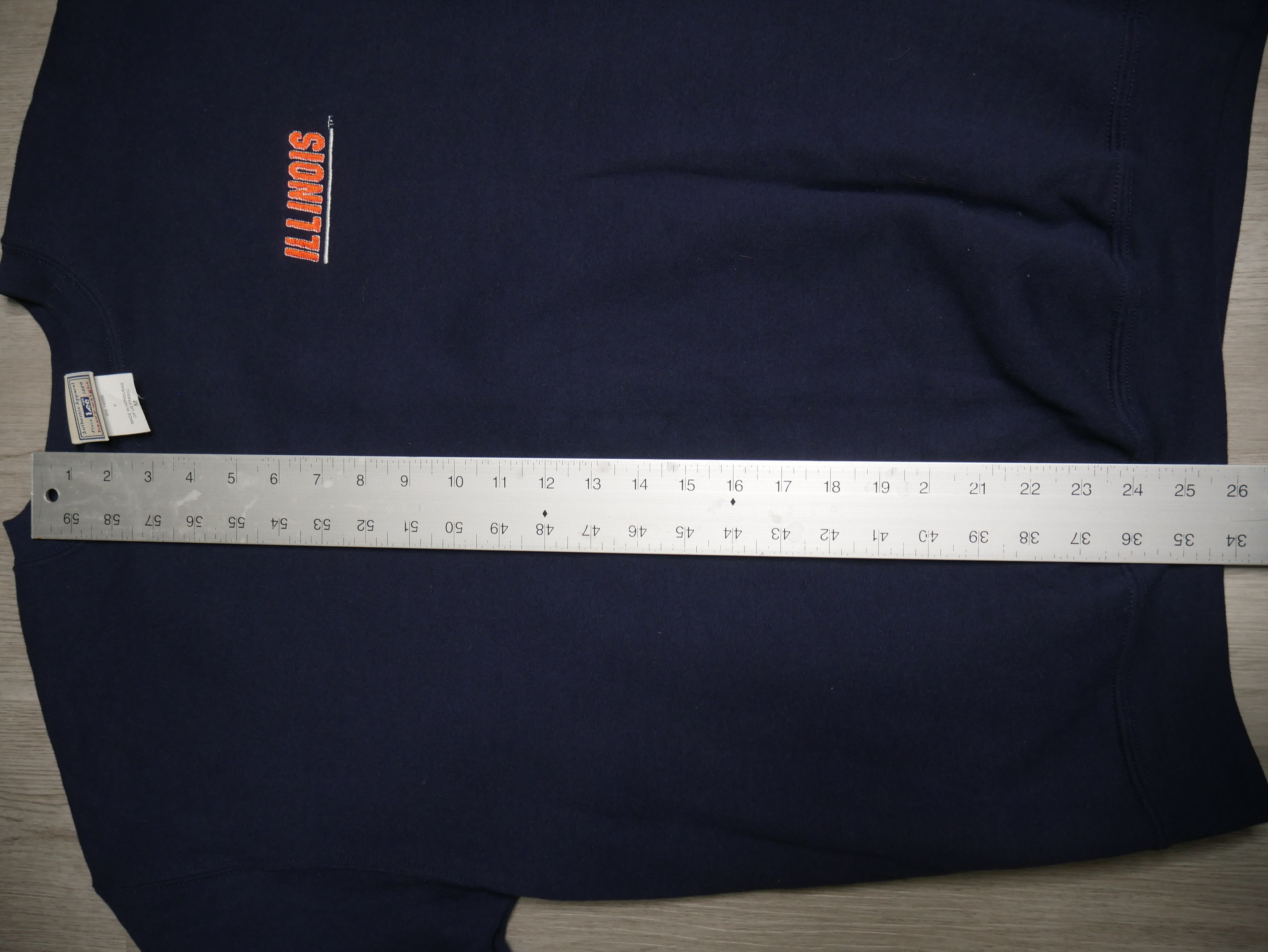 Lee × Vintage Illinois Blue Sweatshirt University Fighting Illini Size US M / EU 48-50 / 2 - 4 Thumbnail