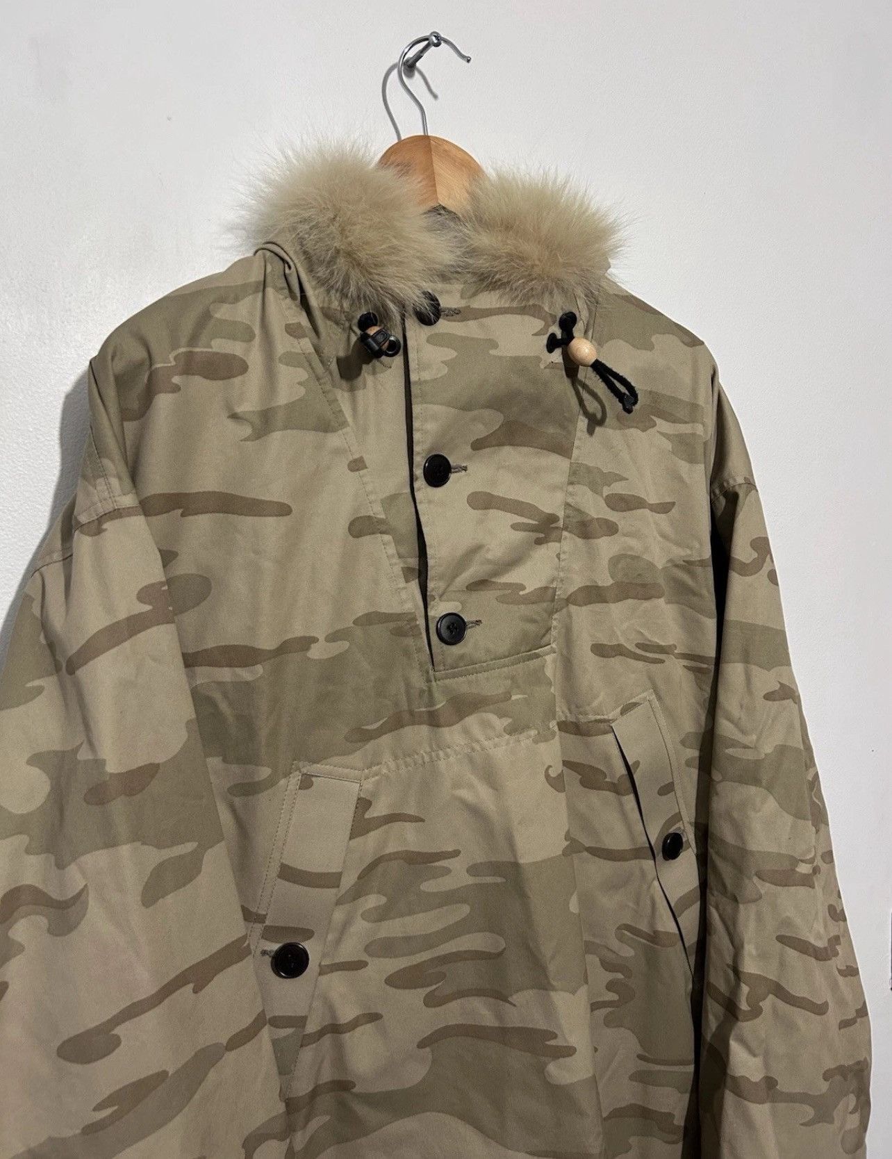 Griffin Griffin Reversible Camo Black And Beige Coat. Size Medium Size US M / EU 48-50 / 2 - 2 Thumbnail