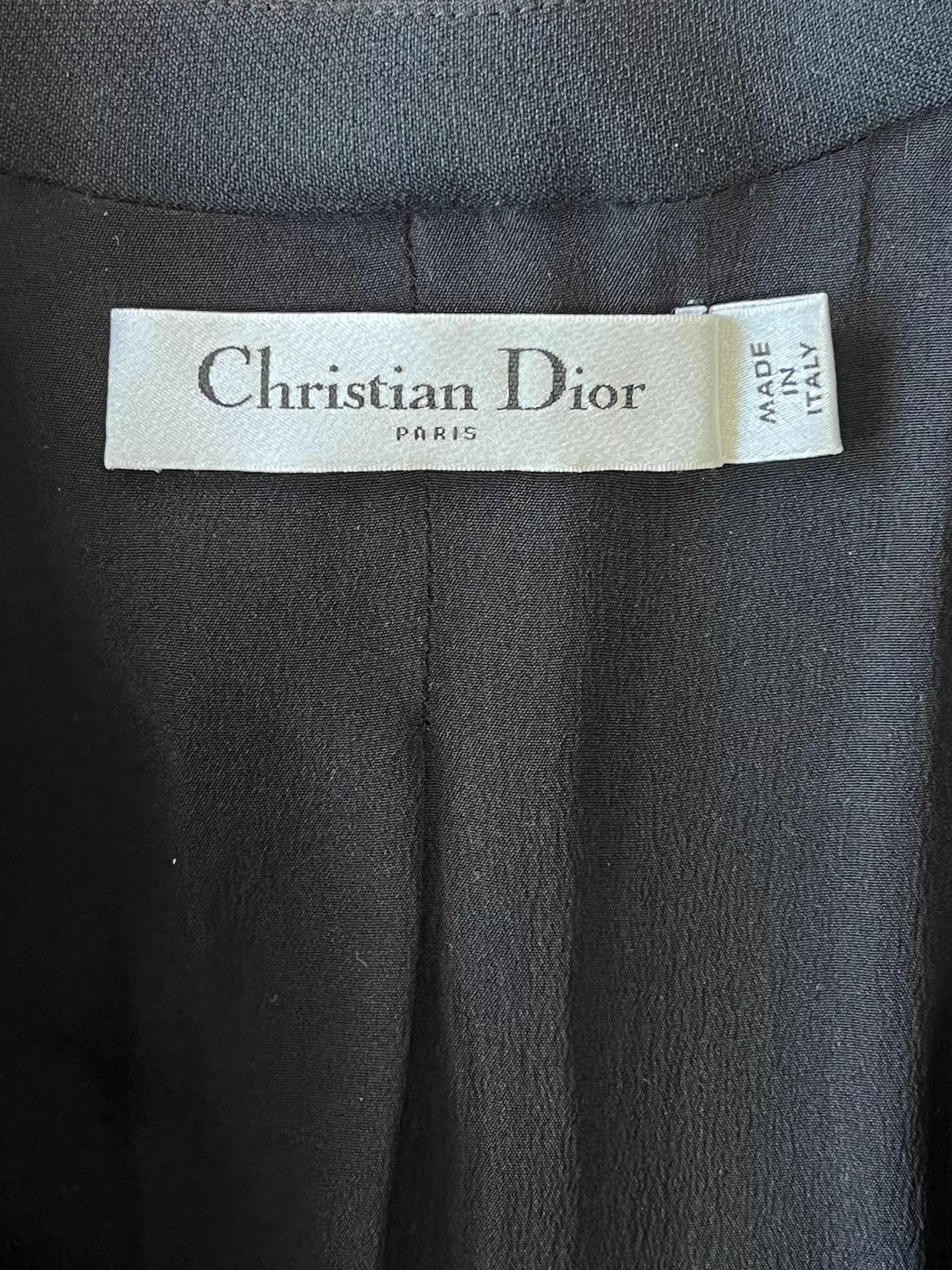 Dior Dior black waist-cinched gold star button 36 dress Size XS / US 0-2 / IT 36-38 - 6 Thumbnail