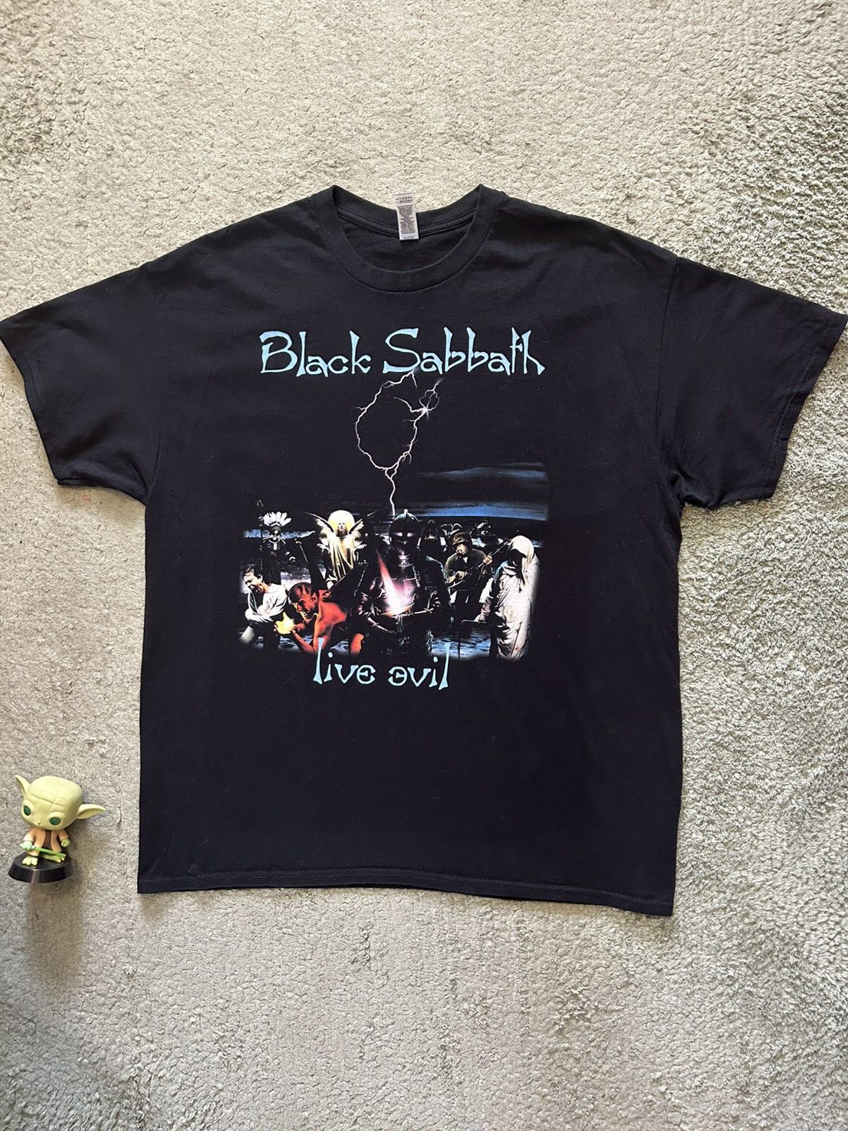 Band Tees × Black Sabbath × Vintage Black Sabbath Live Evil T-shirt Y2K Band tee Size US XL / EU 56 / 4 - 1 Thumbnail