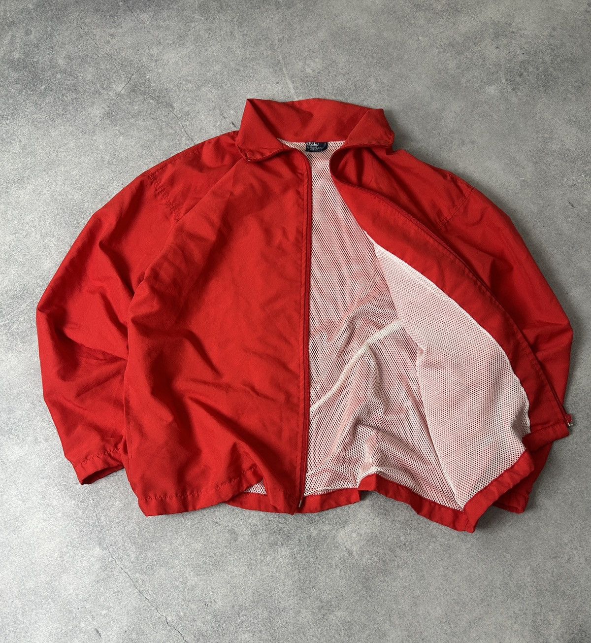 Polo Ralph Lauren Vintage Polo Ralph Lauren red nylons Harrington jacket Size US L / EU 52-54 / 3 - 2 Thumbnail