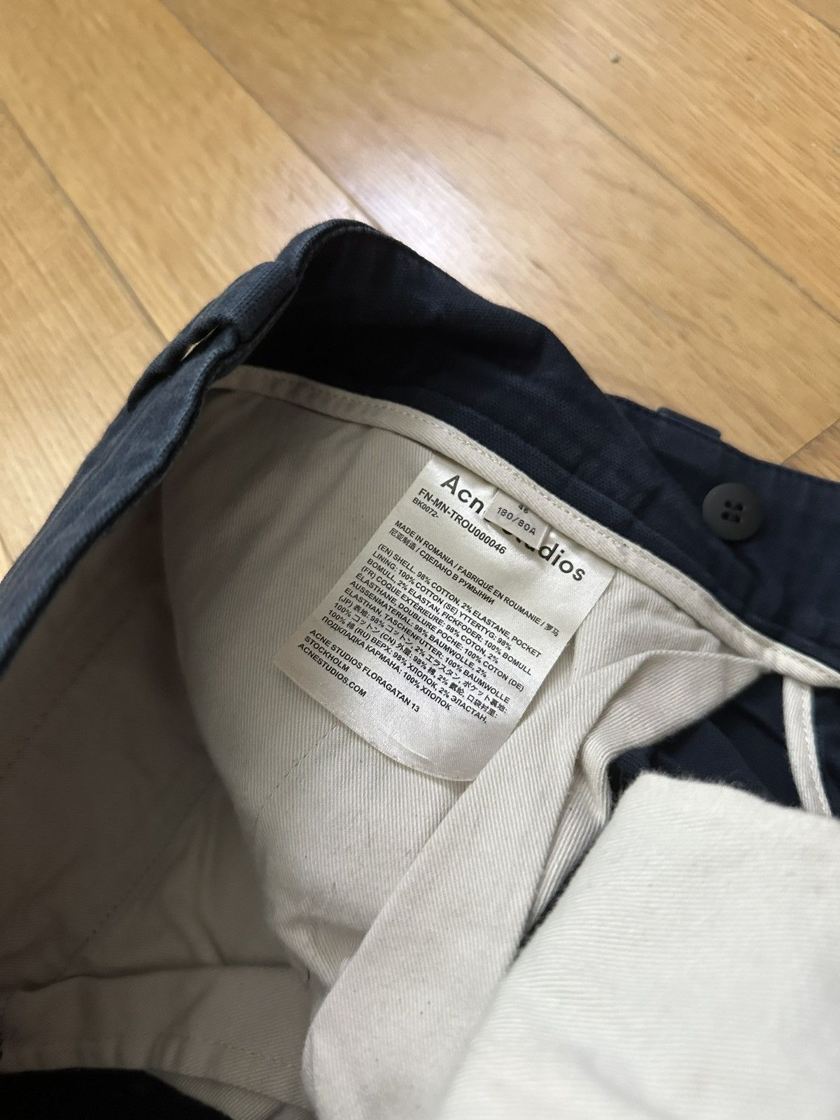 Acne Studios Acne Studios Blue Trousers Size US 32 / EU 48 - 8 Thumbnail
