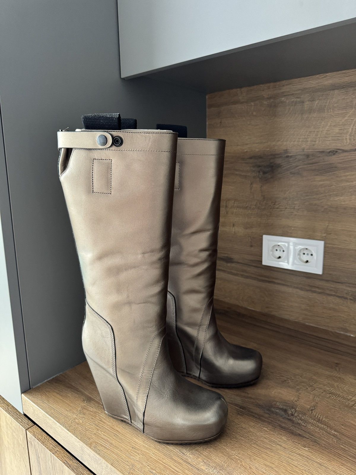Rick Owens RICK OWENS WEDGE BOOTS | Grailed