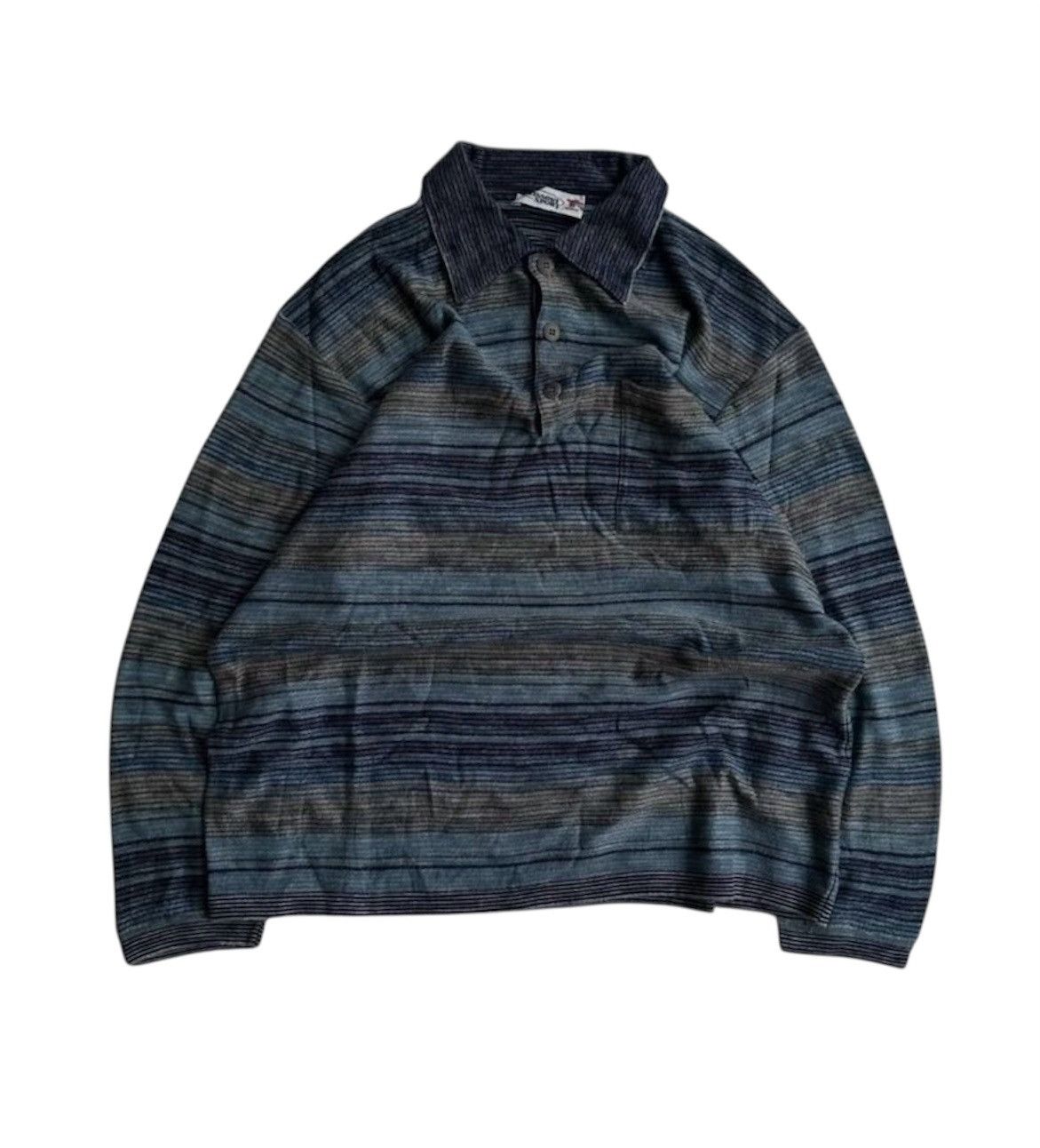 Missoni Missoni Sports Multicolor Striped Polos Size US M / EU 48-50 / 2 - 1 Thumbnail