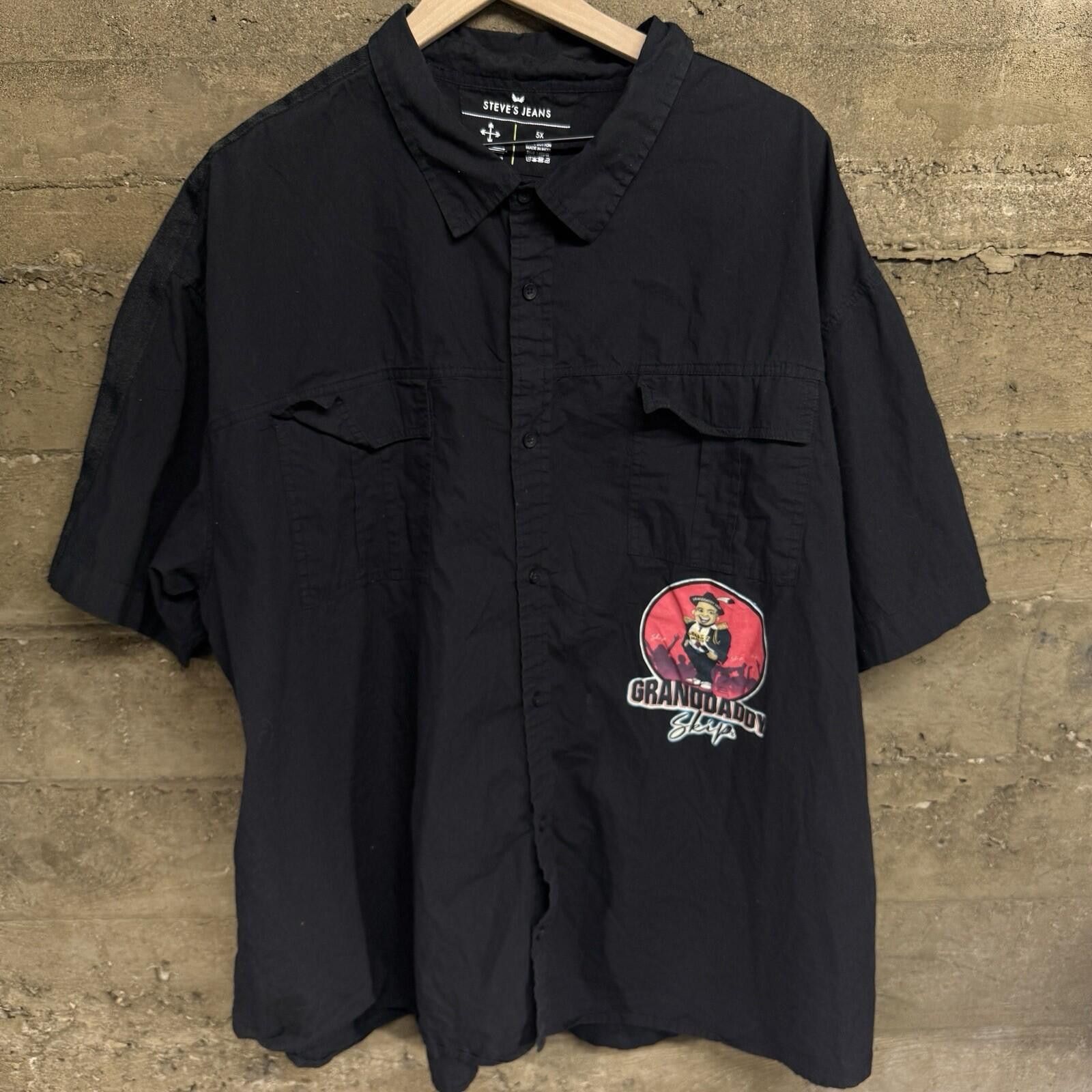 Other Y2K Rap Steve’s Jeans 5X Graphic Button Shirt Jordan True Size US XXL / EU 58 / 5 - 1 Thumbnail