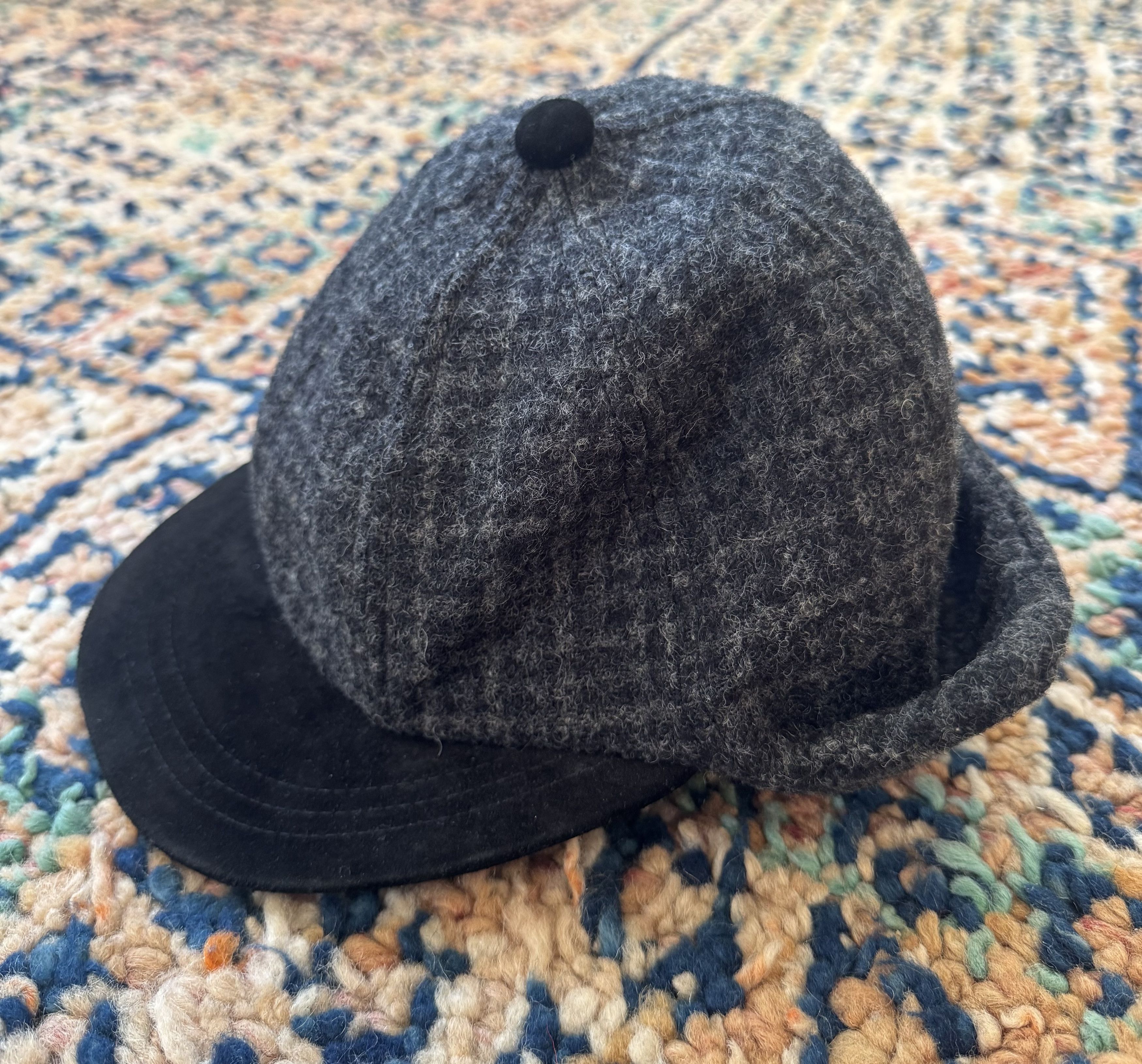 Hender Scheme Hender Scheme Tweed Ear Cap black Size ONE SIZE - 1 Thumbnail