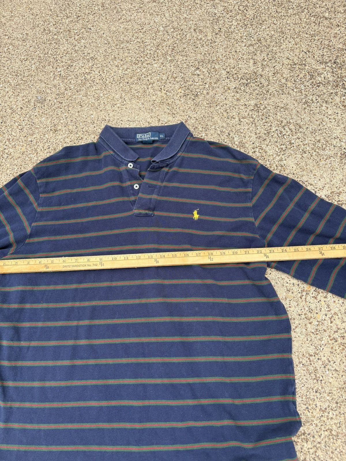 Polo Ralph Lauren × Vintage Polo Ralph Lauren Rugby Long Sleeve Size US XL / EU 56 / 4 - 3 Thumbnail