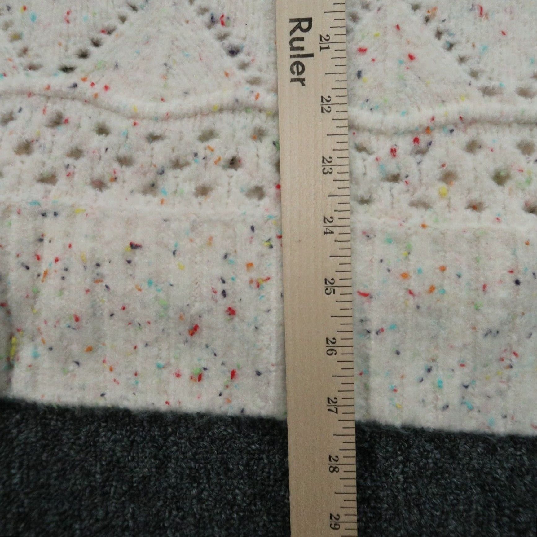 Vintage Sundance Sweater Womens Large Cream Confetti Lazer Cut Thick Turtle Neck NWT Size L / US 10 / IT 46 - 8 Thumbnail