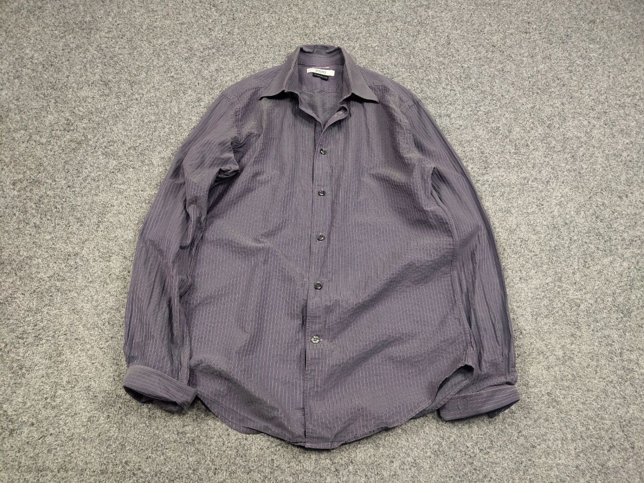 Versace Vintage Versace Collection Light purple premium button shirt Size US M / EU 48-50 / 2 - 2 Thumbnail