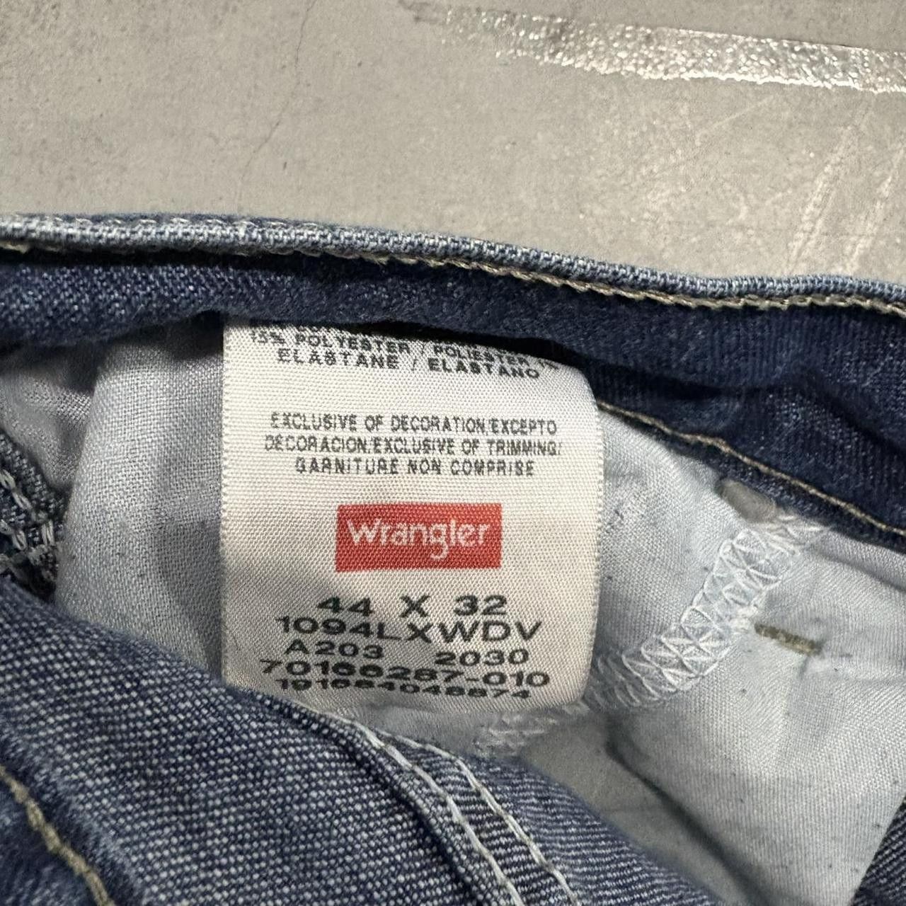 Vintage Crazy Vintage Y2K/2000s Baggy Carpenter Dark Blue Wash Denim Jeans! Size US 44 / EU 60 - 7 Thumbnail