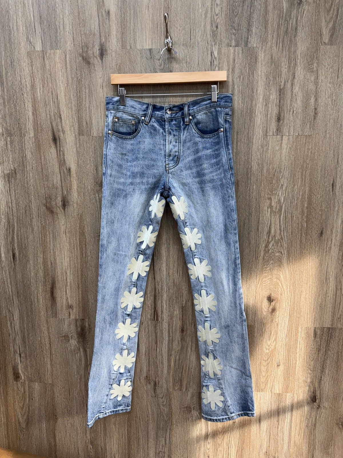 Shadow Hill Los Shadow White Denim Jeans Size US 30 / EU 46 - 1 Thumbnail
