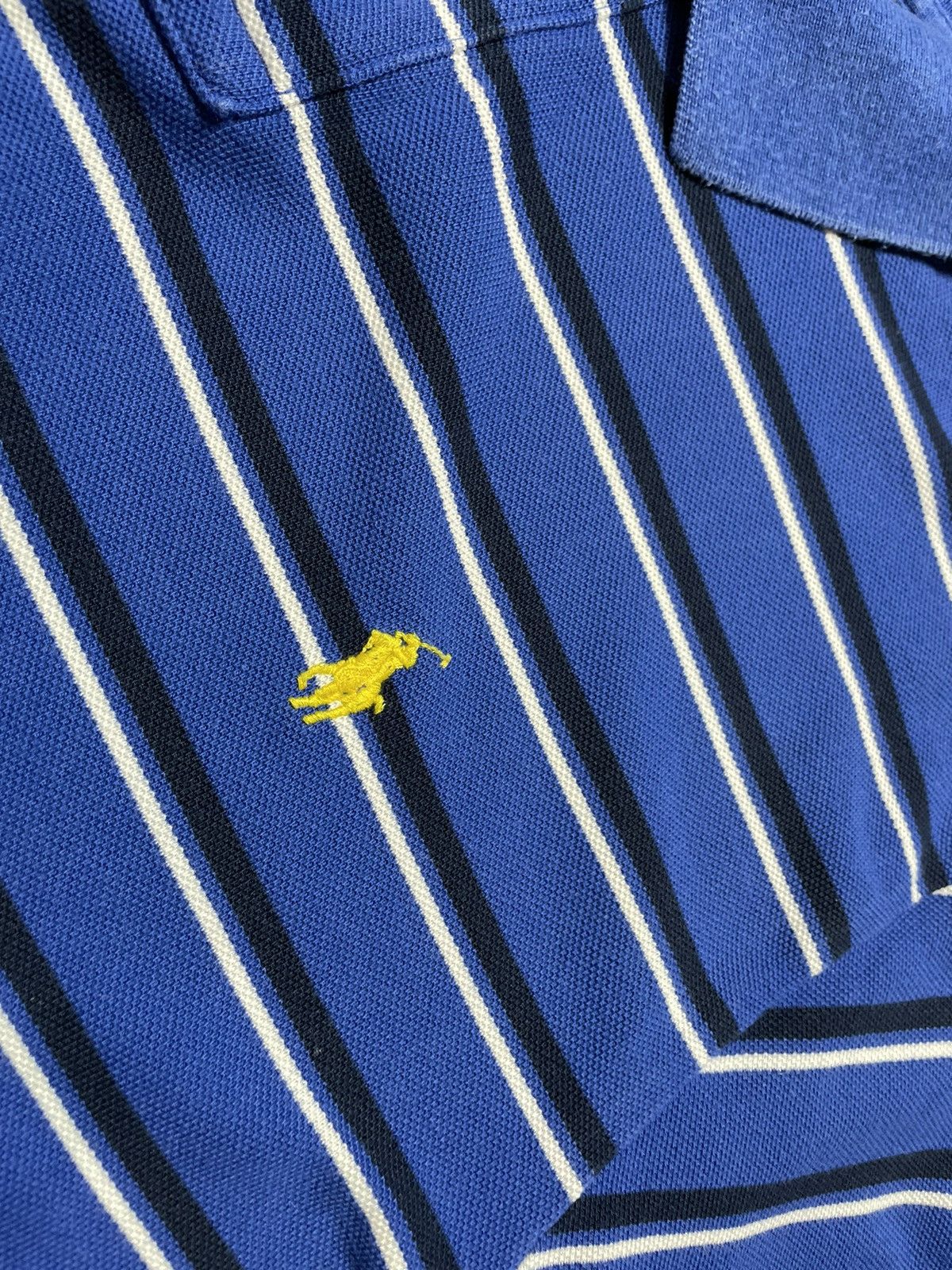 Polo Ralph Lauren × Vintage Vintage Polo T-Shirt Striped Polo Ralph Lauren Y2K Size US XL / EU 56 / 4 - 5 Thumbnail