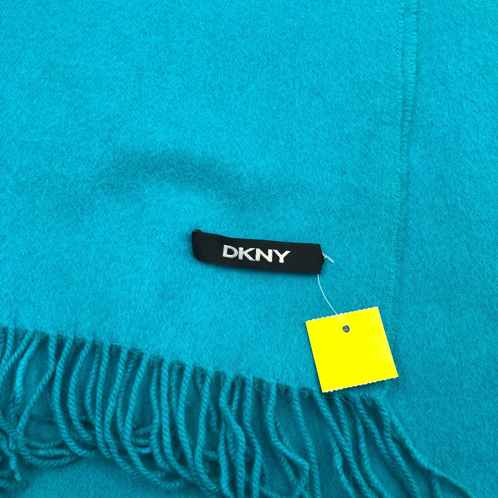 DKNY Vintage DKNY Scarf Muffler Wool Fringe Winter Neck Scarves Size ONE SIZE - 4 Thumbnail