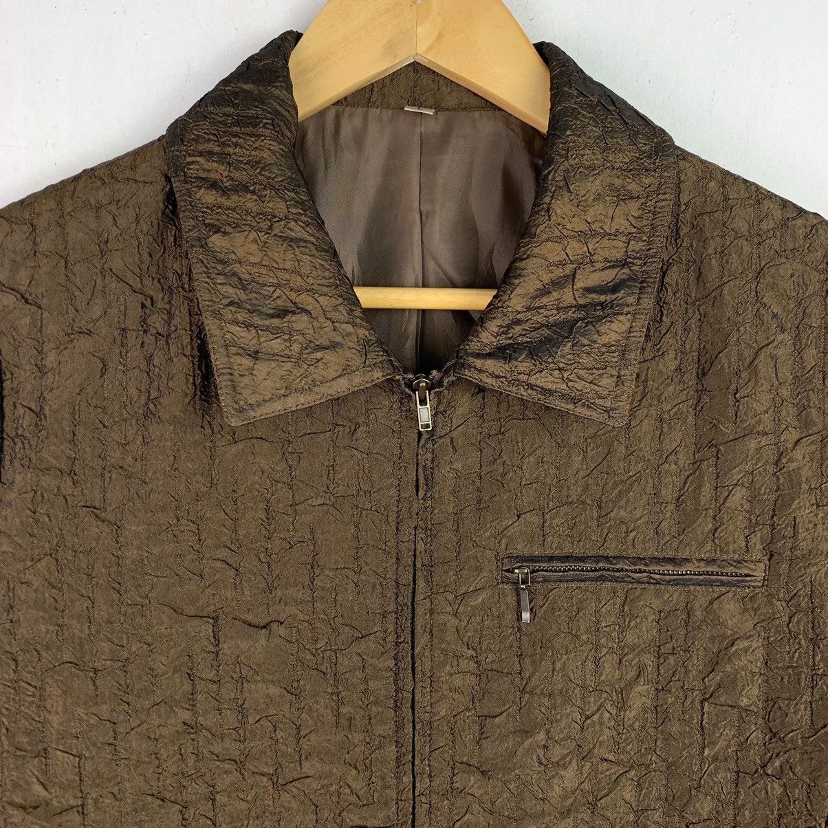 Designer × Japanese Brand × Vintage Vintage Bronze Textured Blazer Jacket Size US L / EU 52-54 / 3 - 2 Thumbnail