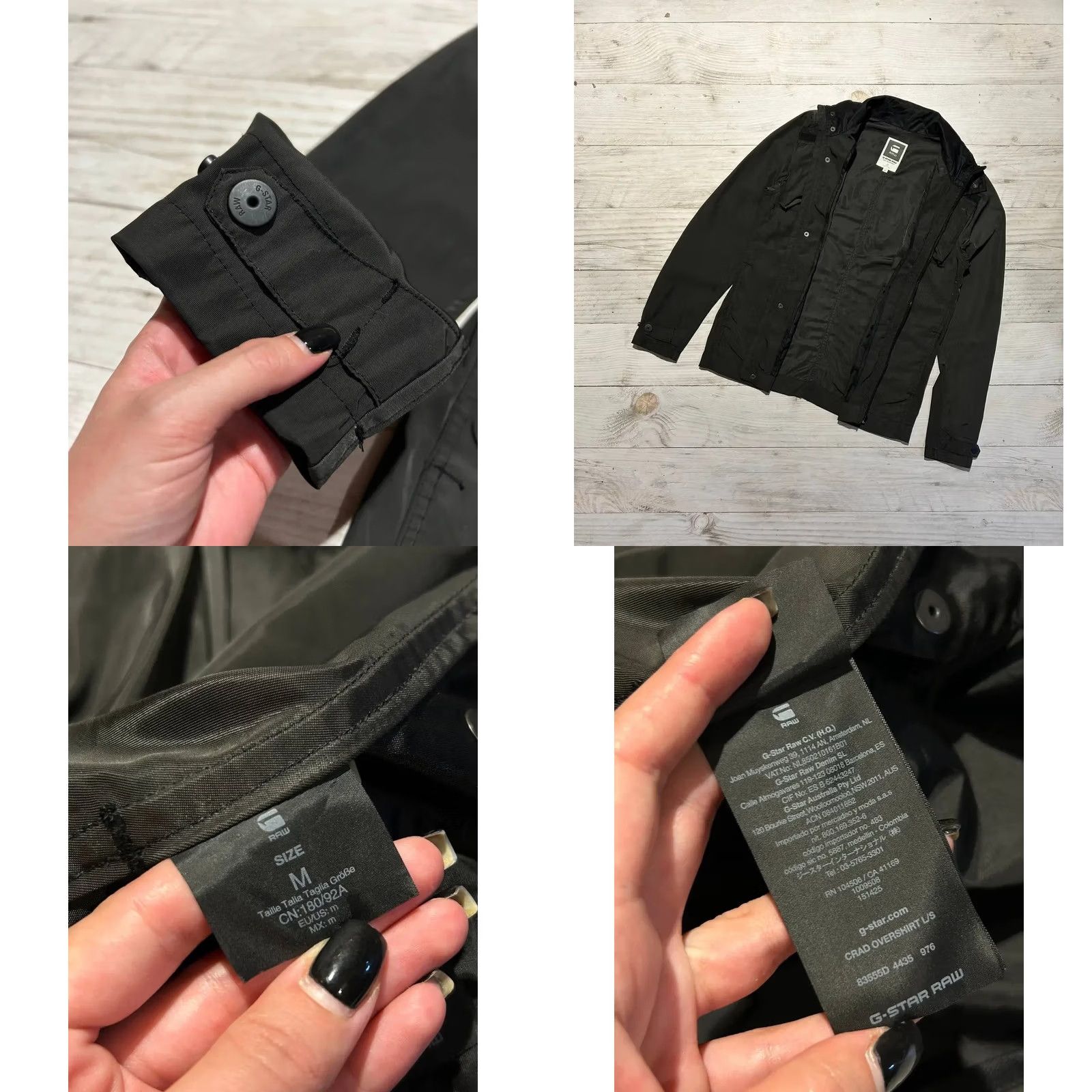 G-Star G-Star Overshirt Jacket Nylon Army Military Multipocket Men Size M Black Size US M / EU 48-50 / 2 - 10 Thumbnail