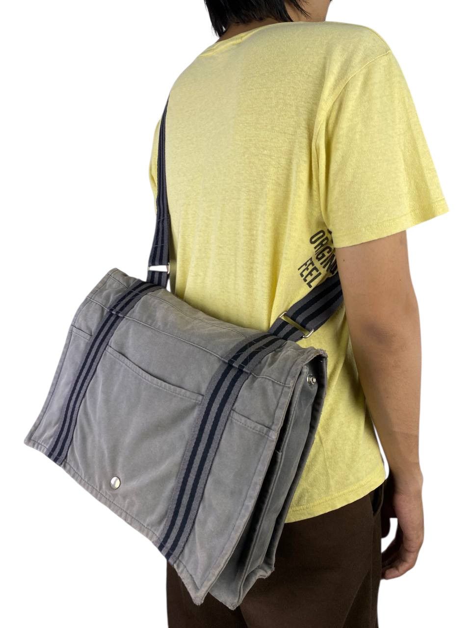Hermes Y2K 2000’s Hermes Herline Sunfaded Canvas Messenger Bag Size ONE SIZE - 2 Thumbnail