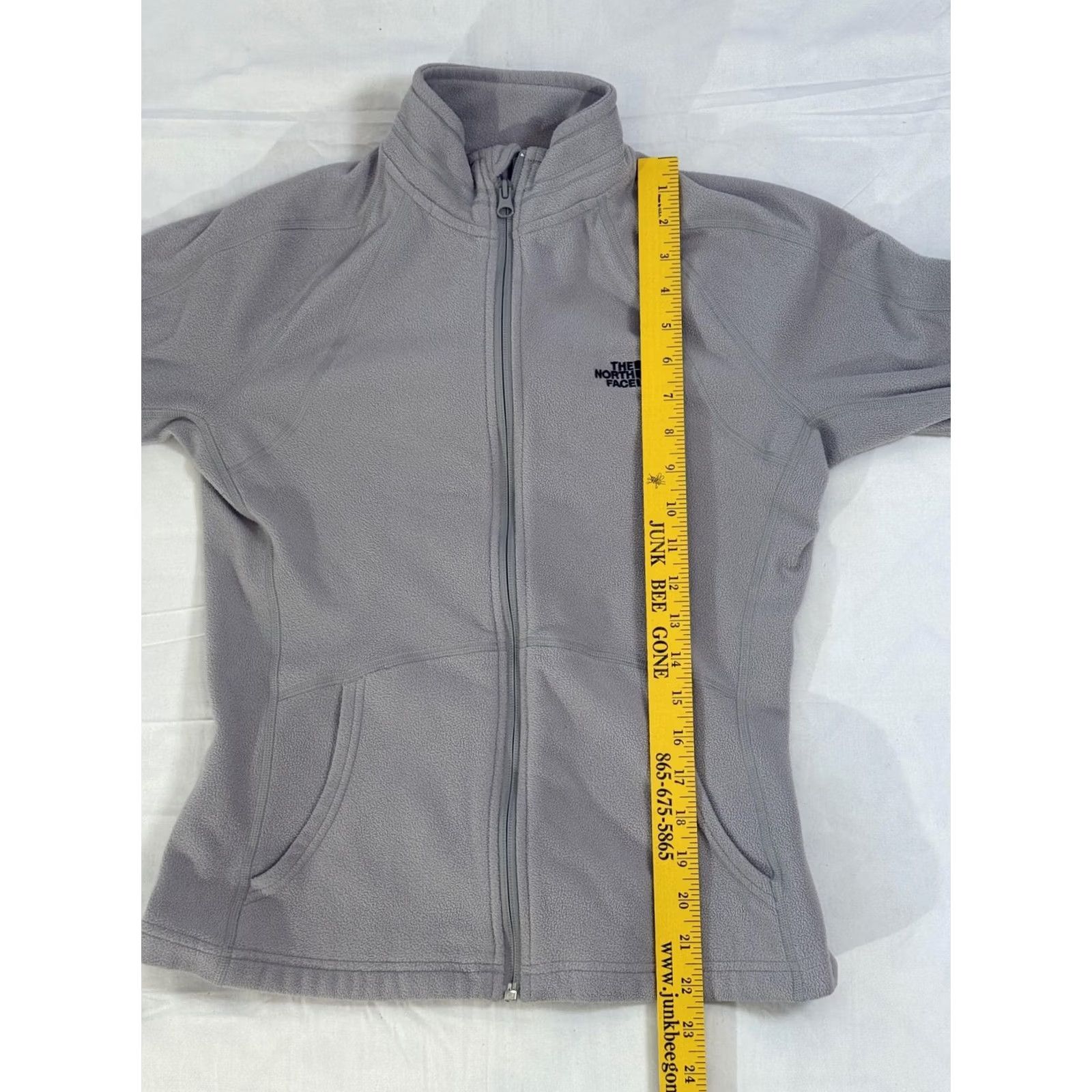 The North Face North Face Jacket Womens Small Gray Full Zip Fleece Lightweight Outdoors Hiking Size S / US 4 / IT 40 - 5 Thumbnail