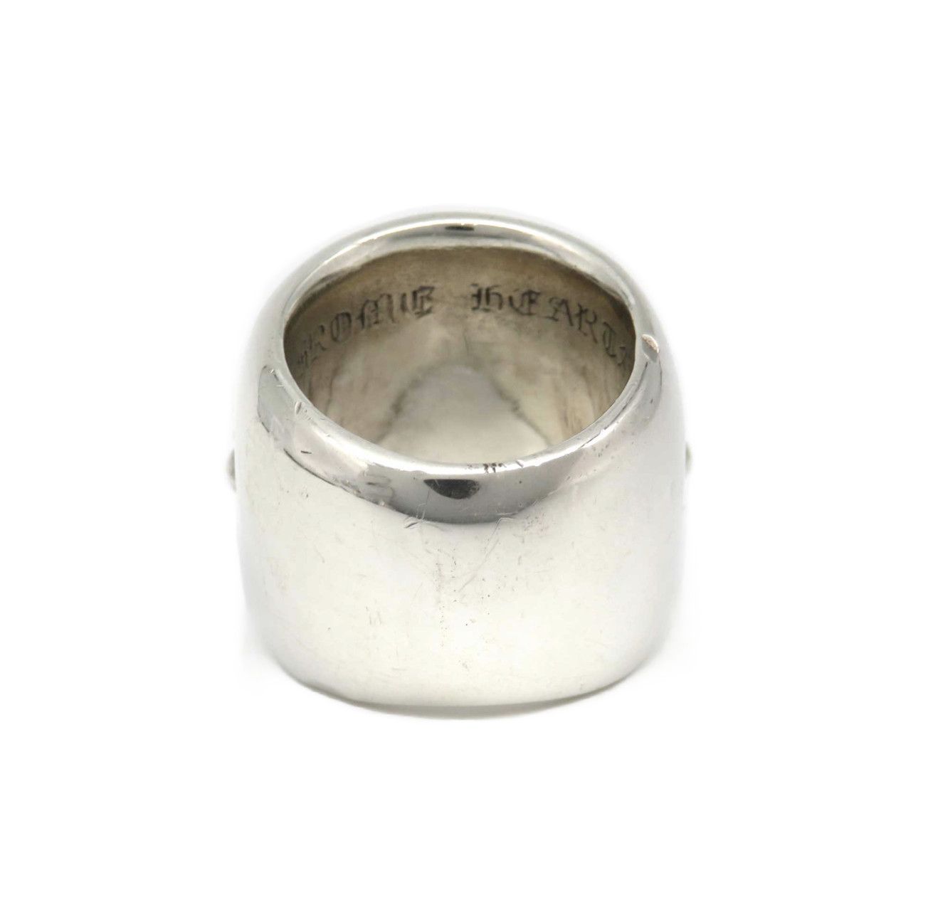 CHROME HEARTS OVAL CROSS RING US 8